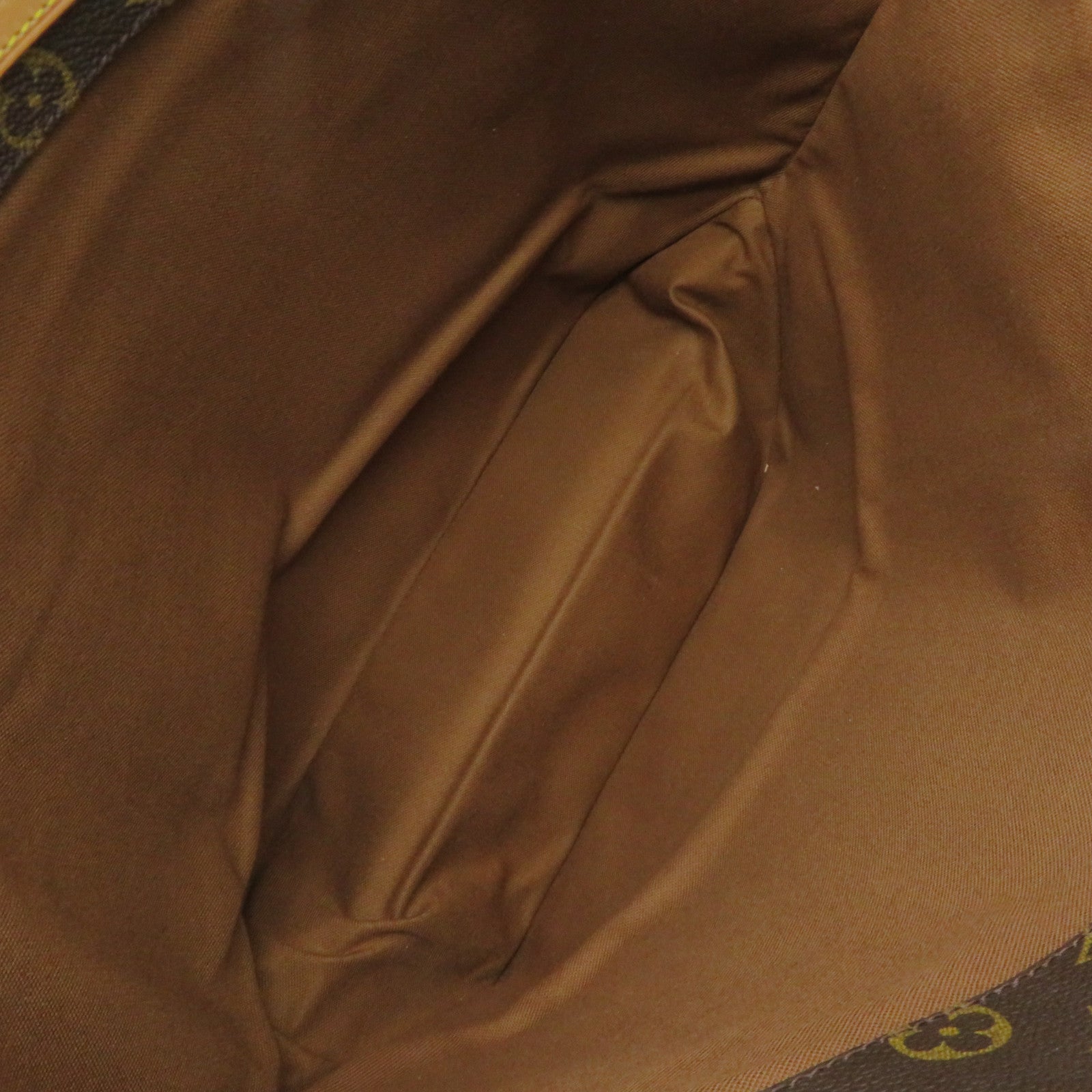 LOUIS VUITTON Monogram Sac Shopping Bag brown