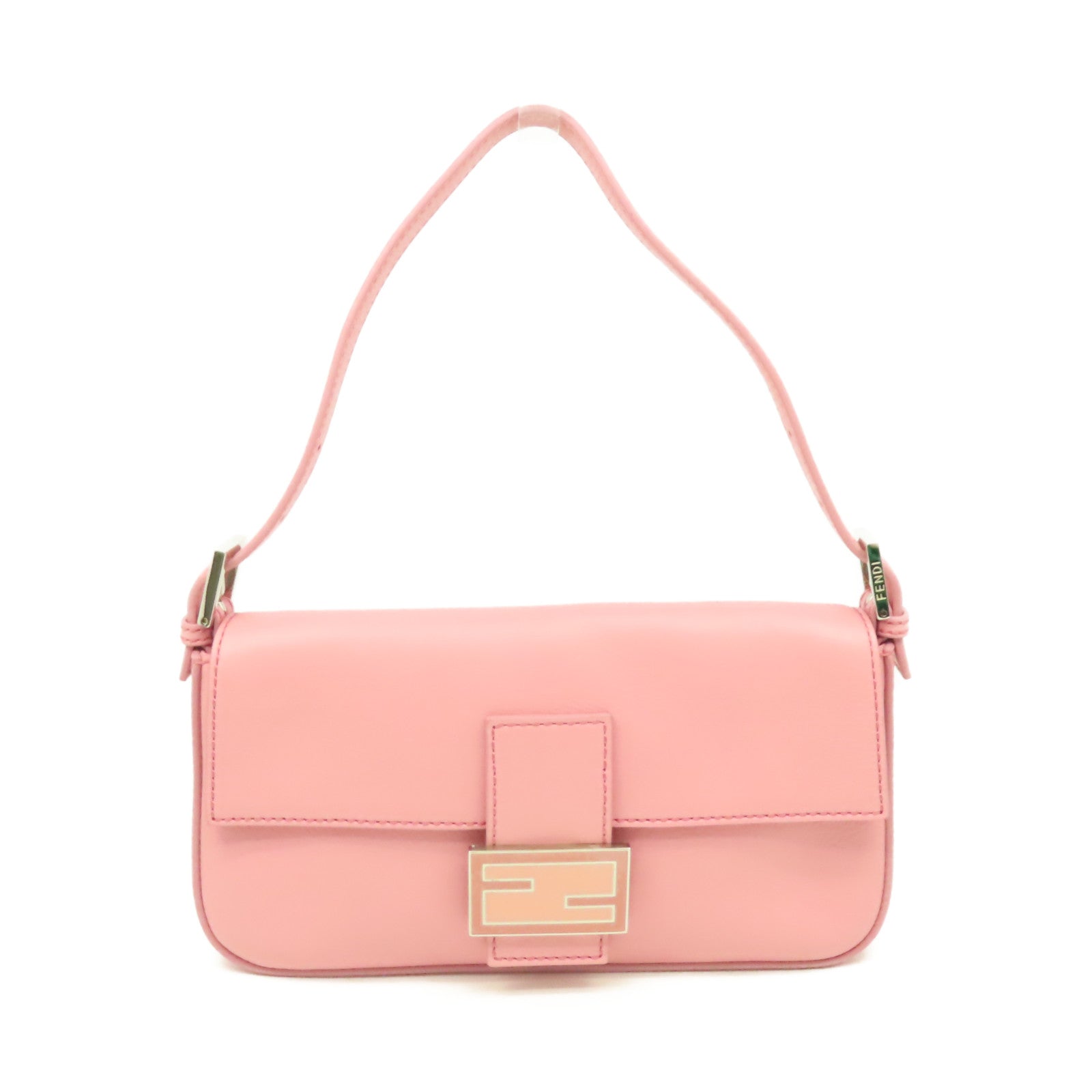 FENDI 牛皮皮革2Way Shoulder Bag手挽肩背兩用袋粉紅色
