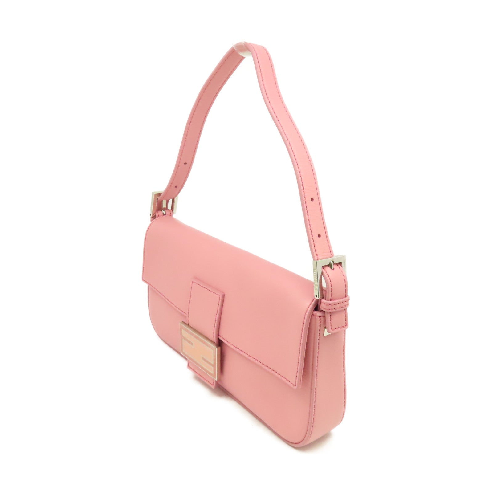 FENDI 牛皮皮革2Way Shoulder Bag手挽肩背兩用袋粉紅色
