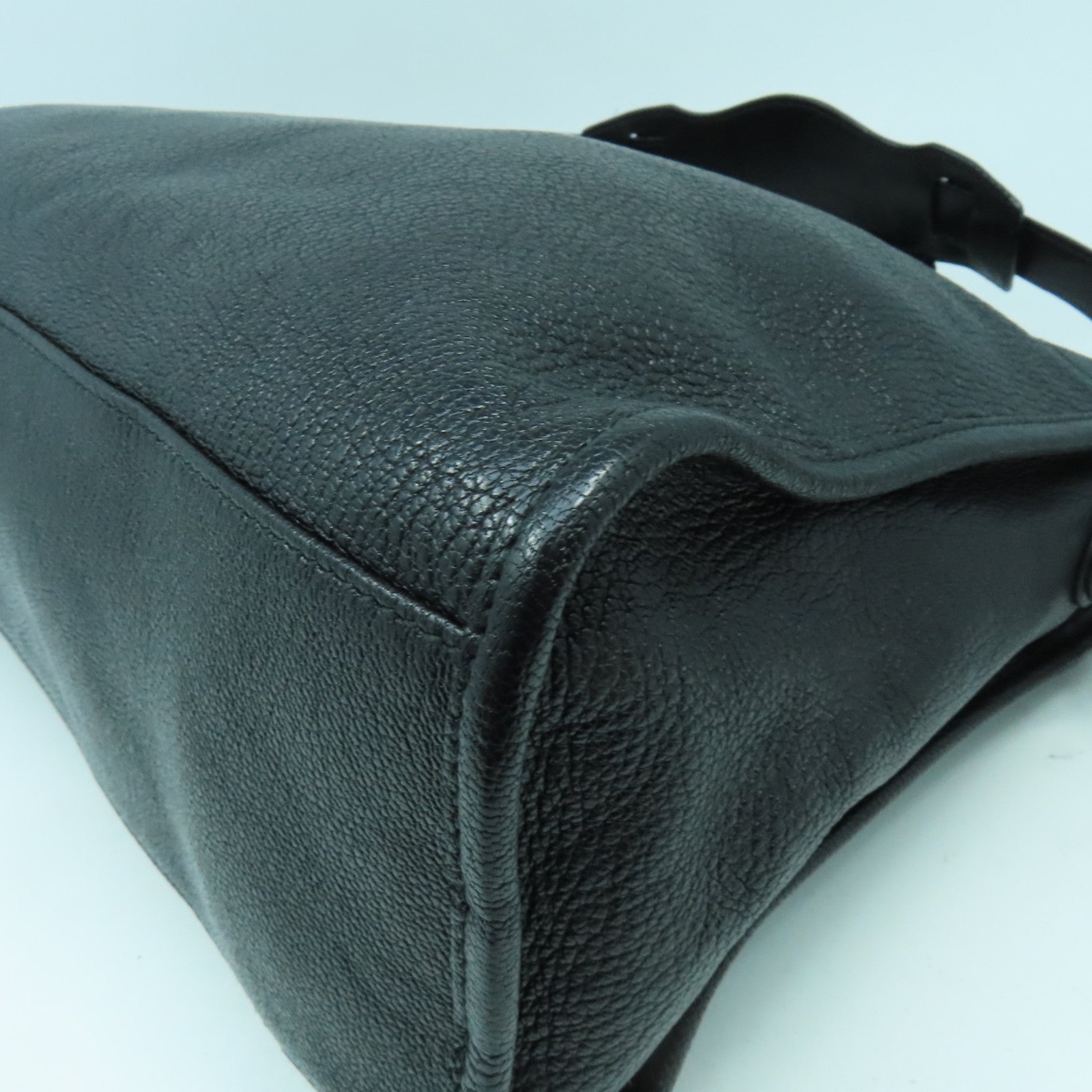 BALENCIAGA 牛皮皮革Classic City銀扣手挽肩背兩用袋黑色