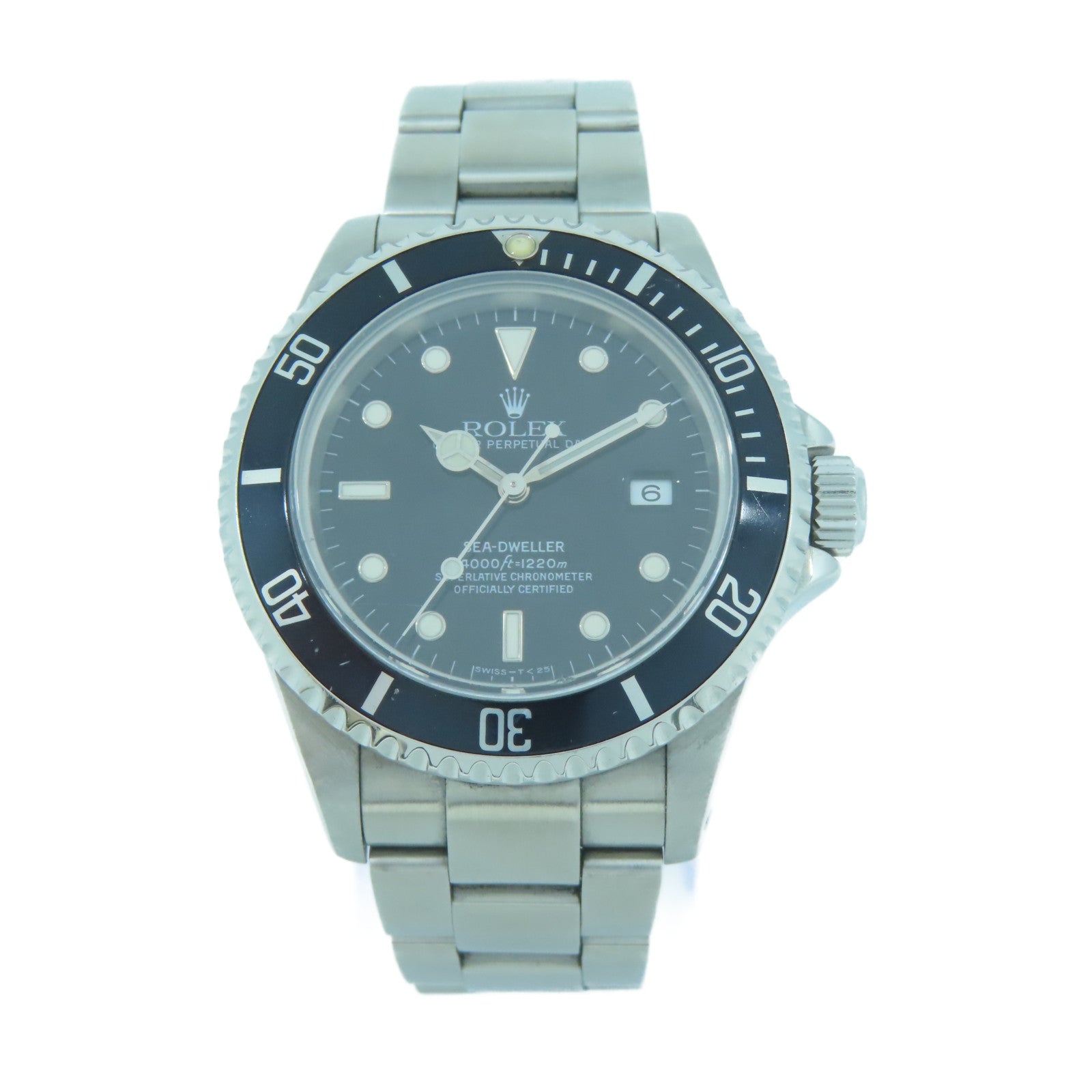 ROLEX Sea Dweller 40mm不鏽鋼手錶黑色#18cm