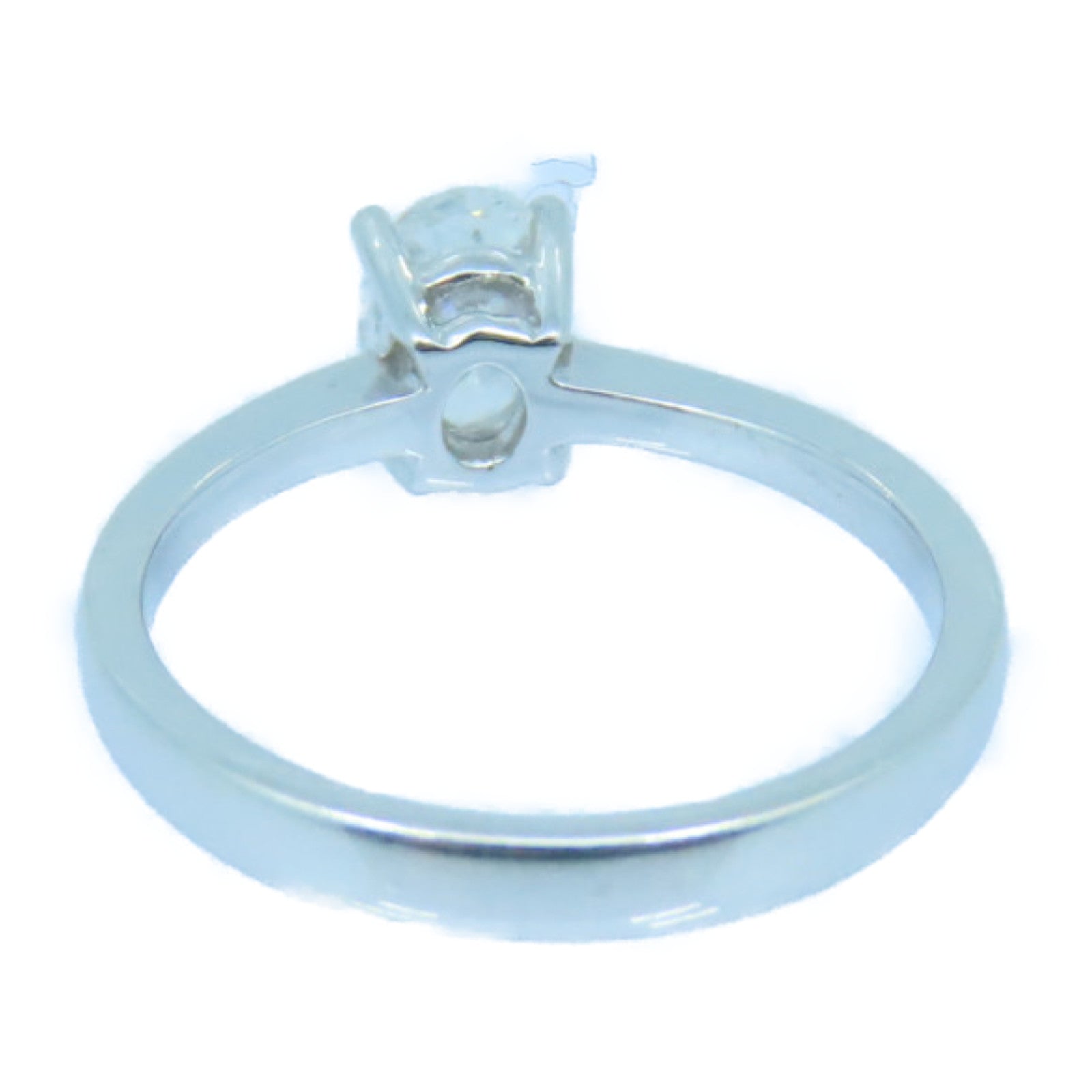 JEWELRY 18K白金Diamond Ring 0.51ct钻石戒指US#5