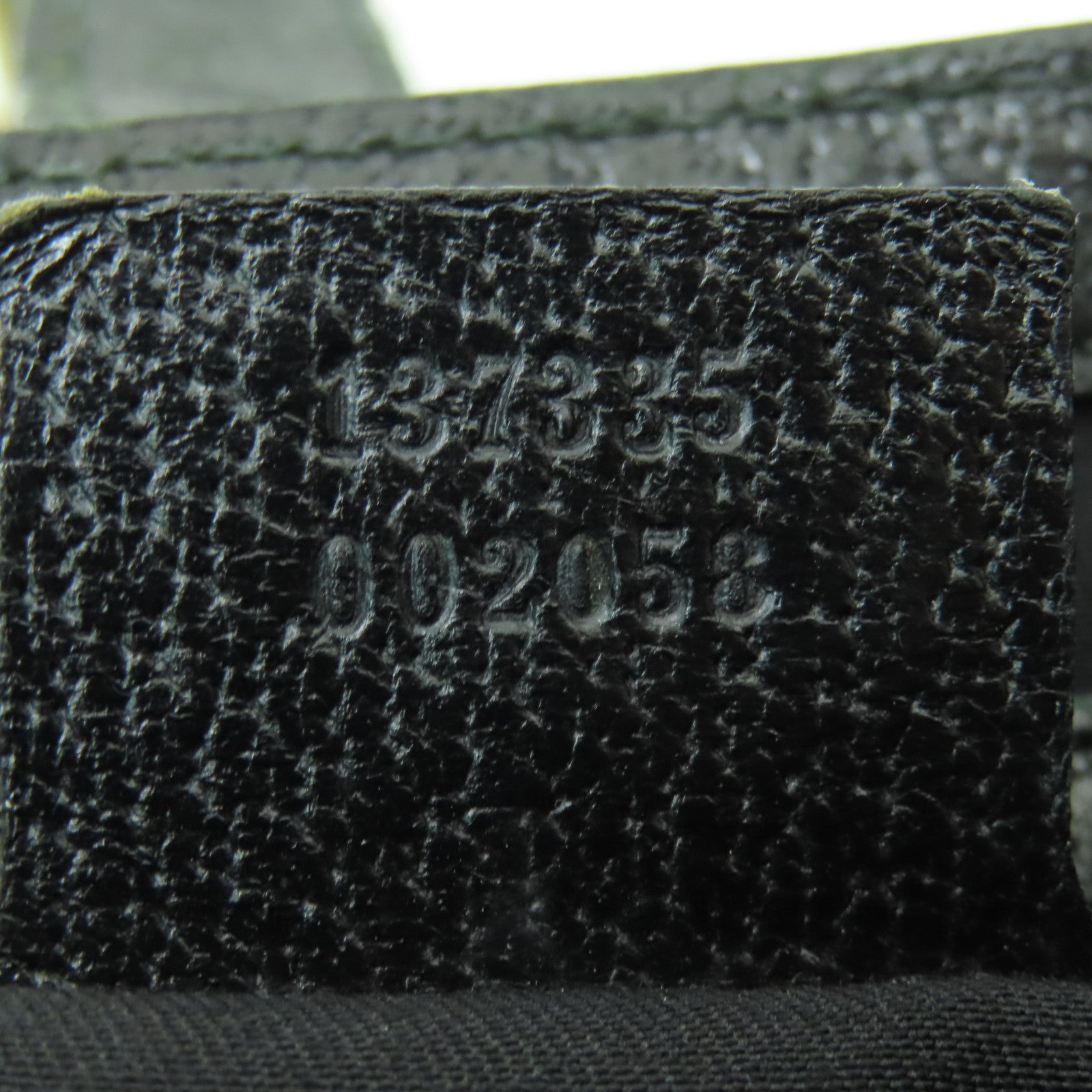 GUCCI 帆布Jackie Bag銀扣肩背袋黑色