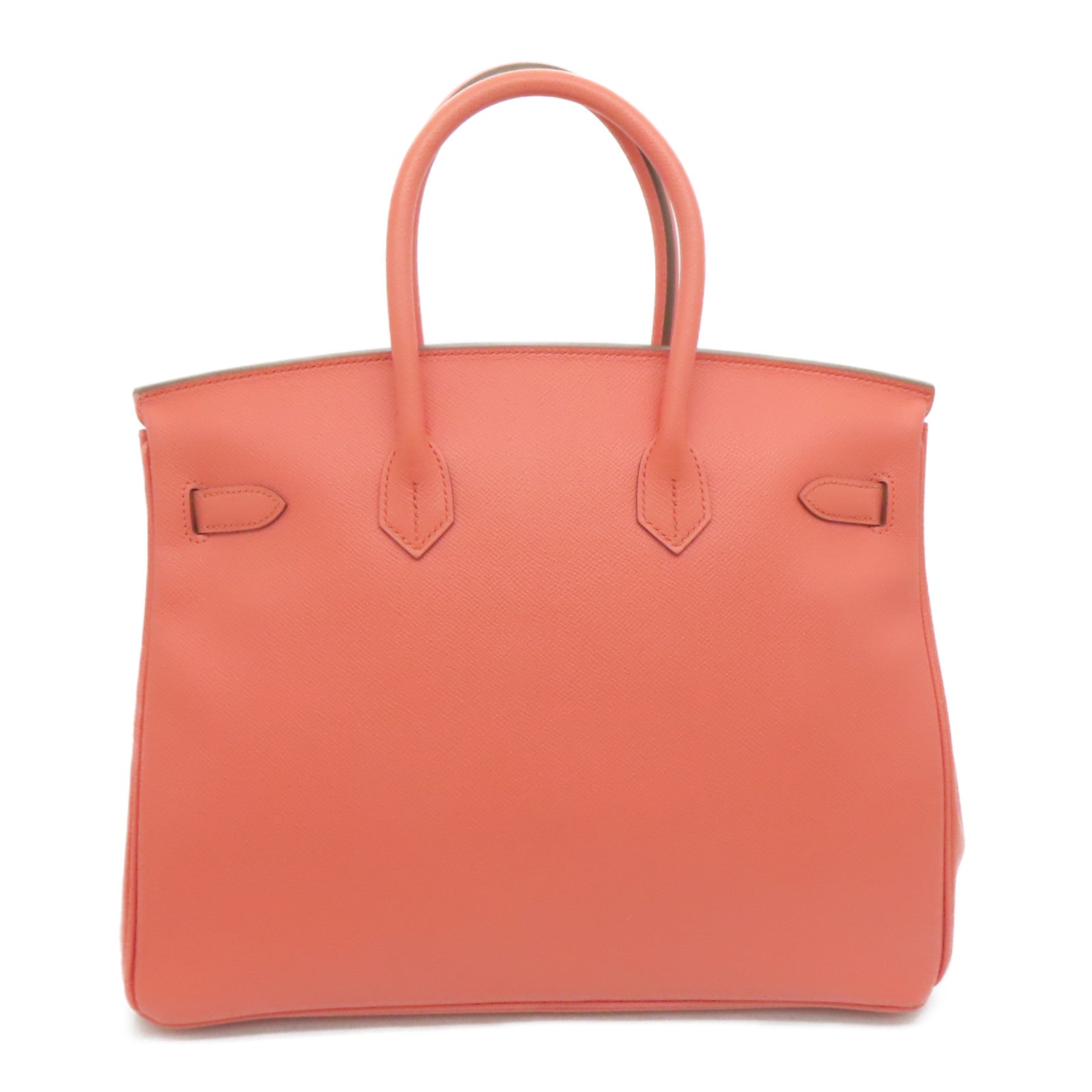 HERMES Epsom皮革Birkin 35 Hand Bag金扣肩背袋