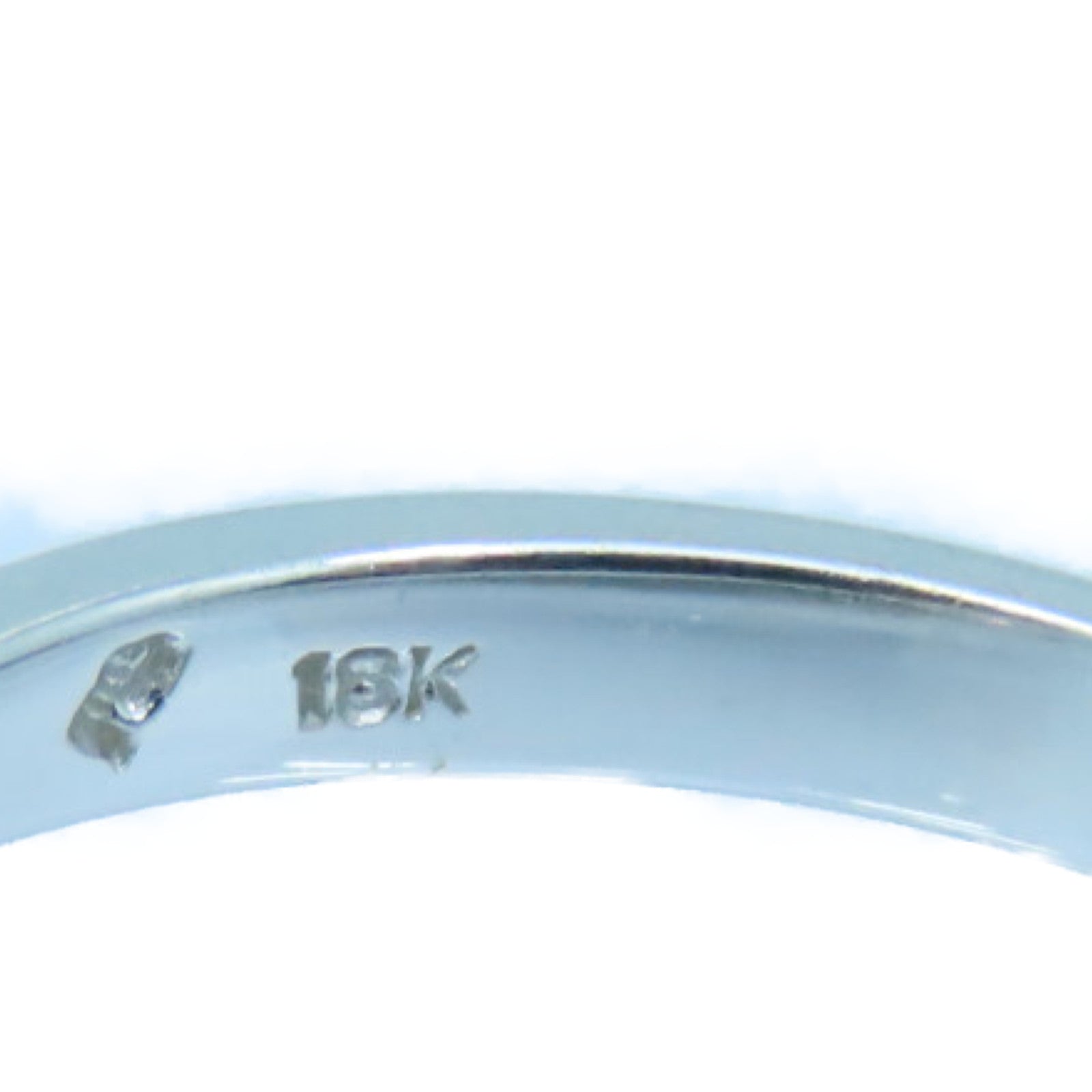 JEWELRY 18K白金Diamond Ring 0.51ct钻石戒指US#5