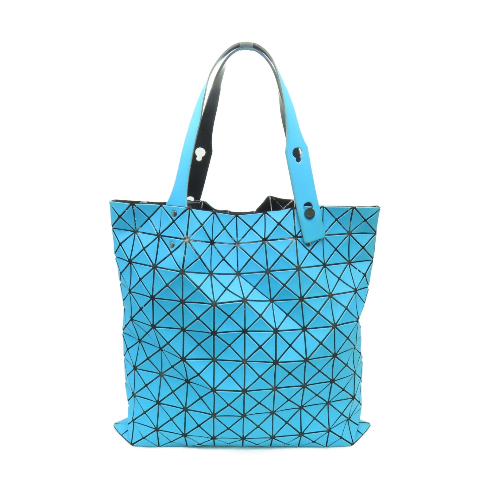 ISSEY MIYAKE PVC Tote Bag銀扣手挽袋藍色
