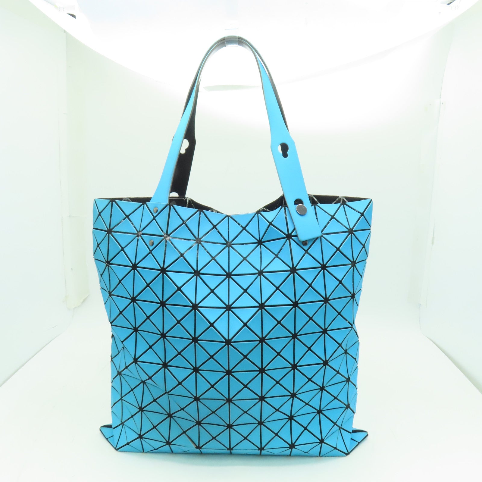 ISSEY MIYAKE PVC Tote Bag銀扣手挽袋藍色
