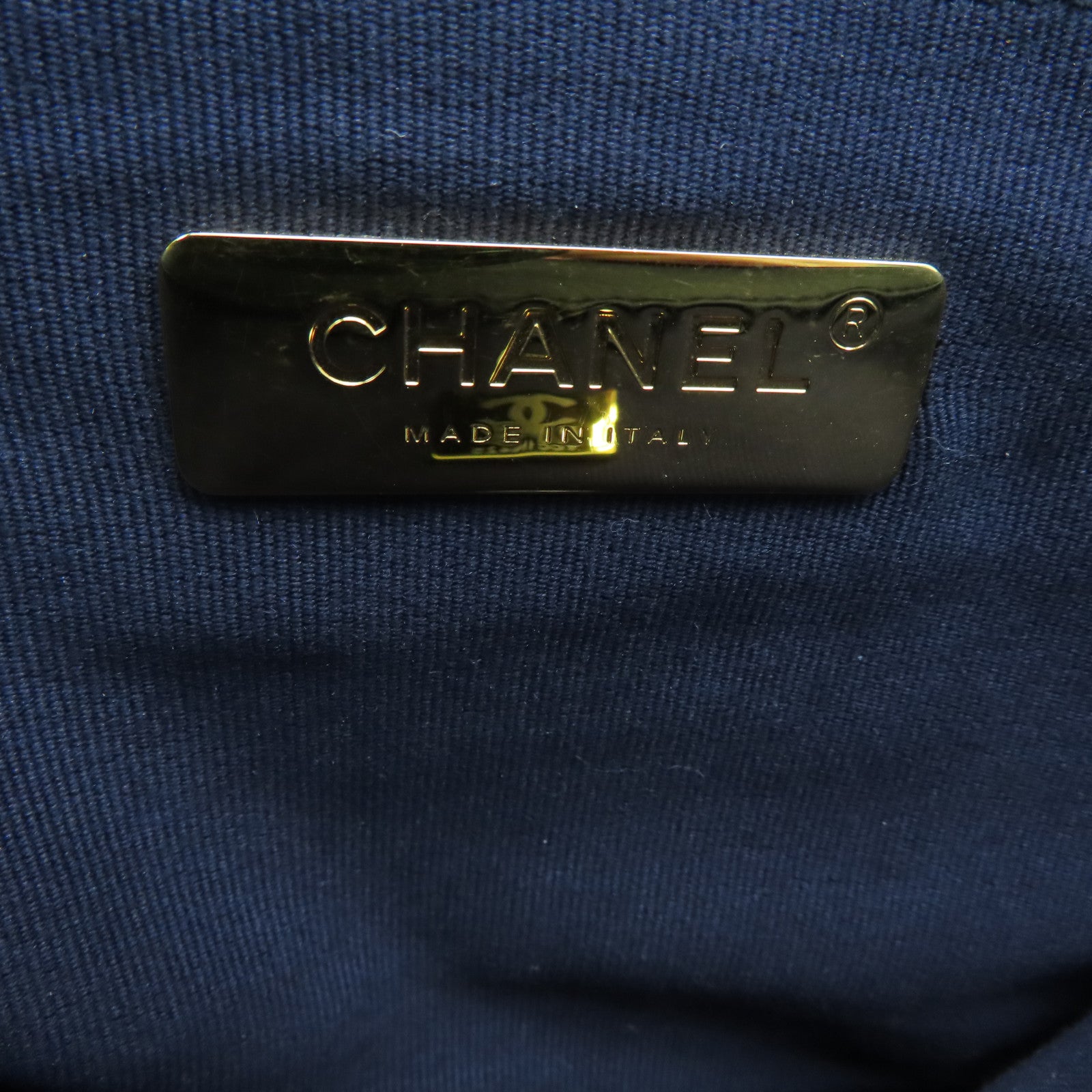 CHANEL 菱格布Chanel 19手挽肩背兩用袋藍色