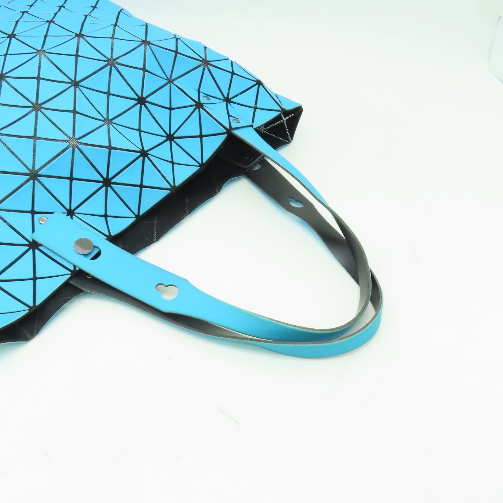 ISSEY MIYAKE PVC Tote Bag銀扣手挽袋藍色
