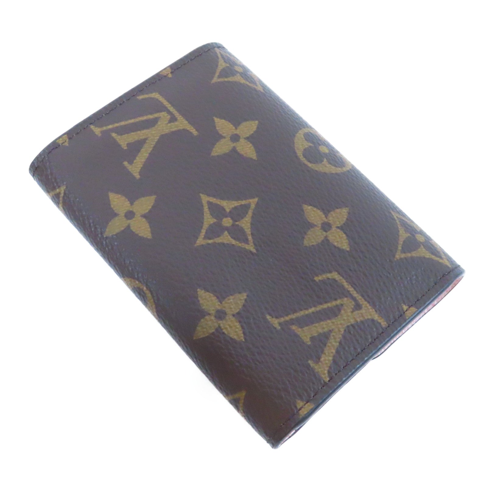 LOUIS VUITTON Monogram Rosalie金扣卡片套啡色