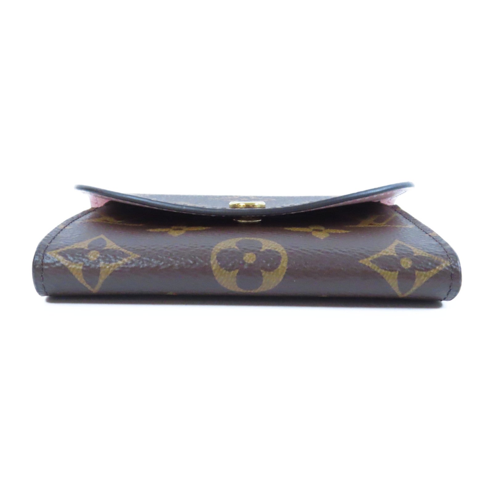 LOUIS VUITTON Monogram Rosalie金扣卡片套啡色