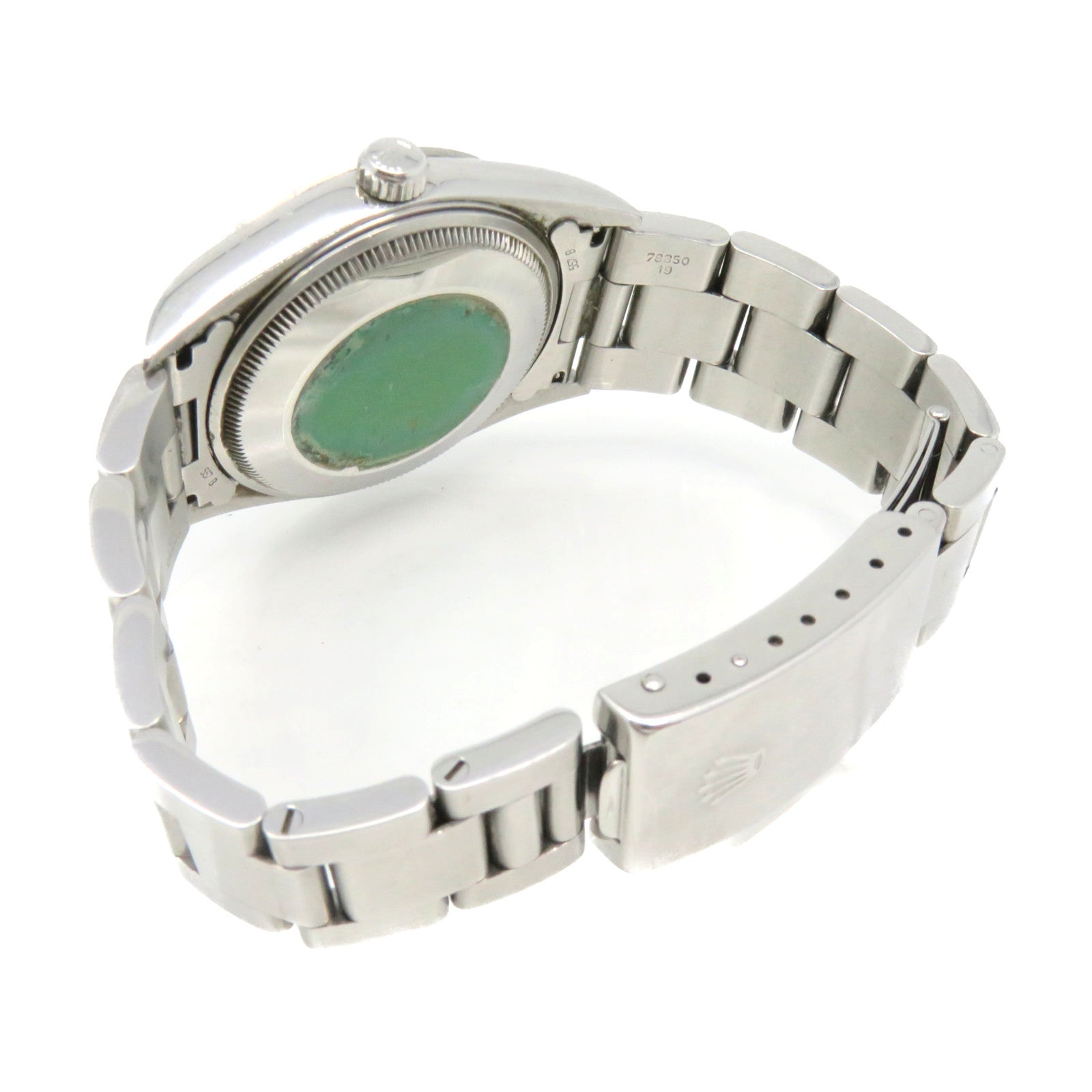 ROLEX Air king Stainless Steel Watch Watch Automatic Movement Watch Silver Blue/Silver