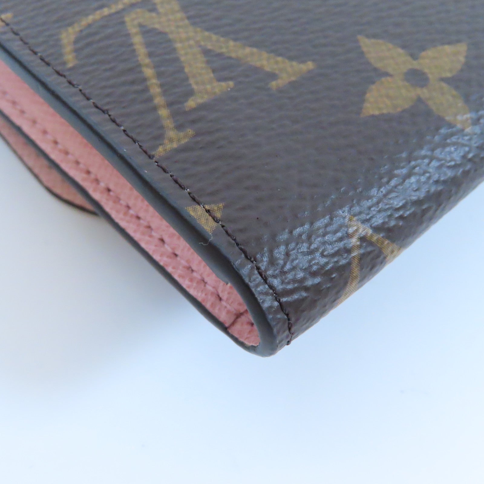 LOUIS VUITTON Monogram Rosalie金扣卡片套啡色