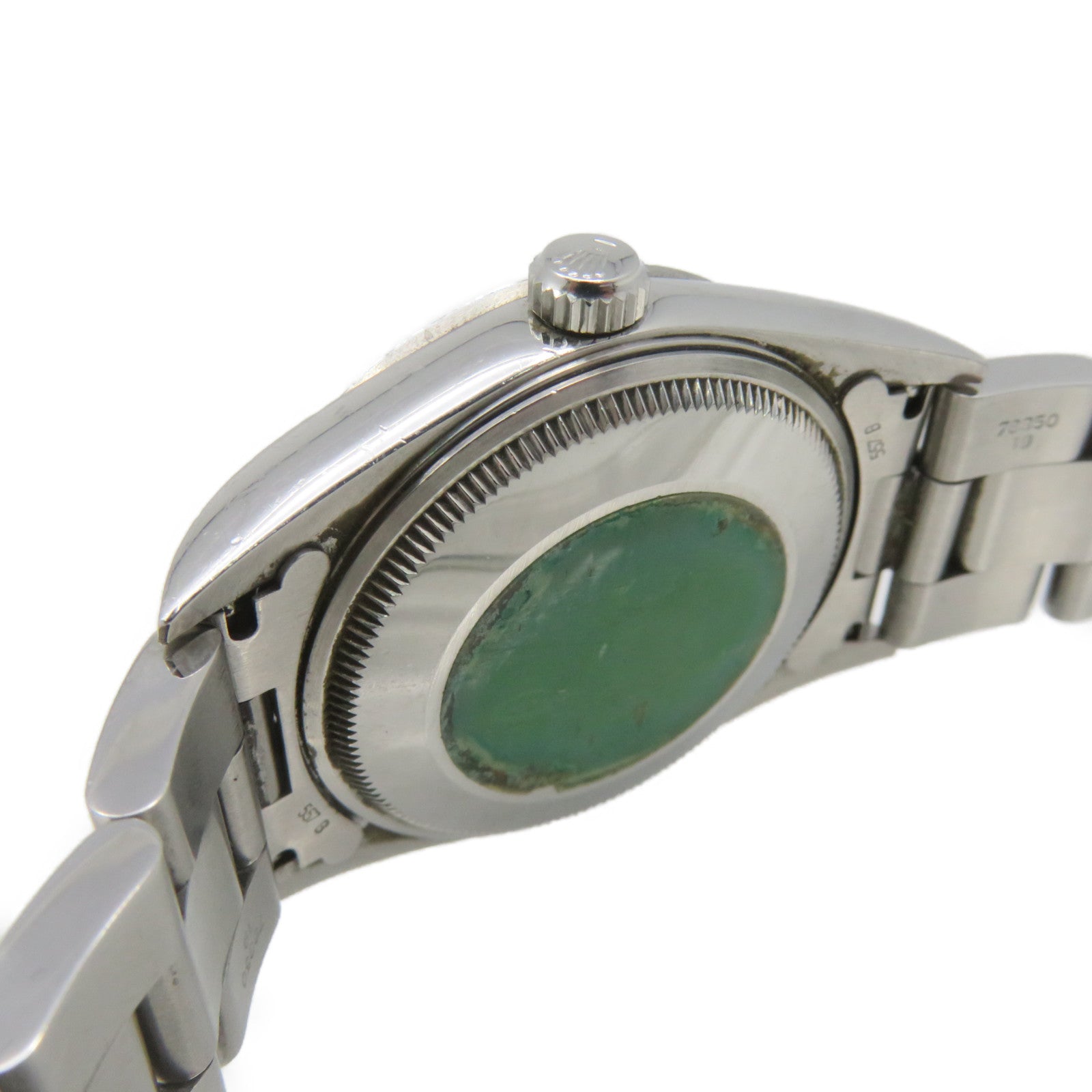 ROLEX Air king Stainless Steel Watch Watch Automatic Movement Watch Silver Blue/Silver