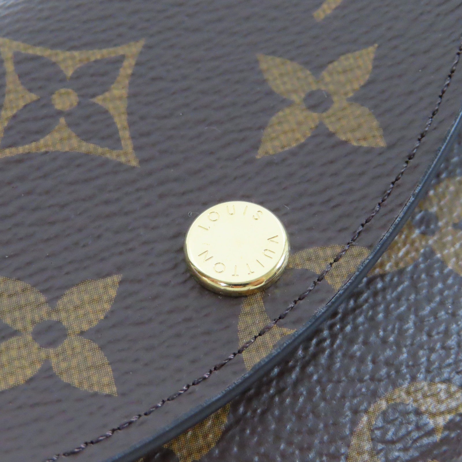 LOUIS VUITTON Monogram Rosalie金扣卡片套啡色