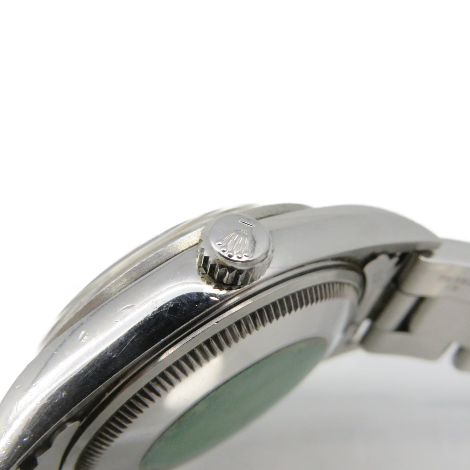 ROLEX Air king Stainless Steel Watch Watch Automatic Movement Watch Silver Blue/Silver