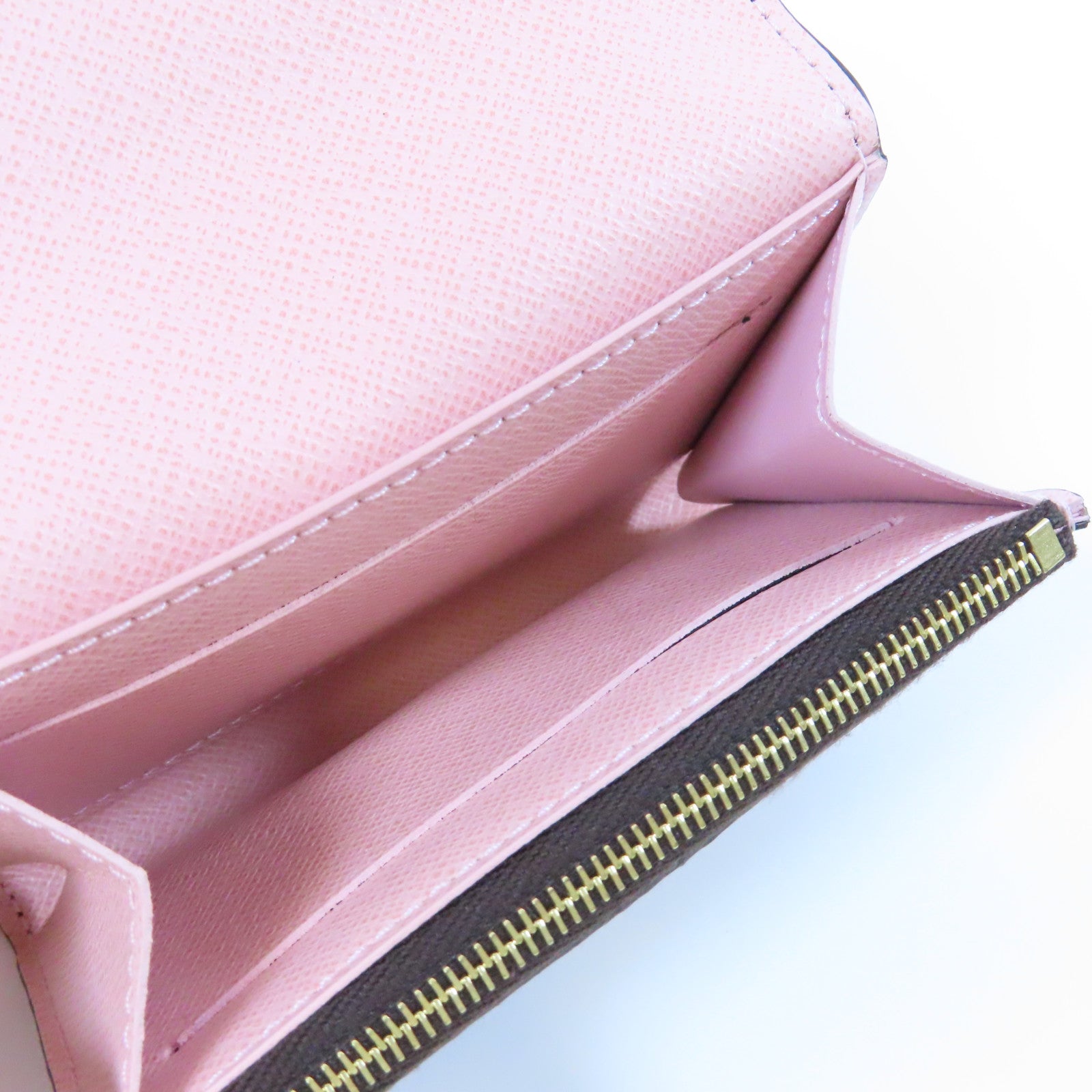 LOUIS VUITTON Monogram Rosalie金扣卡片套啡色