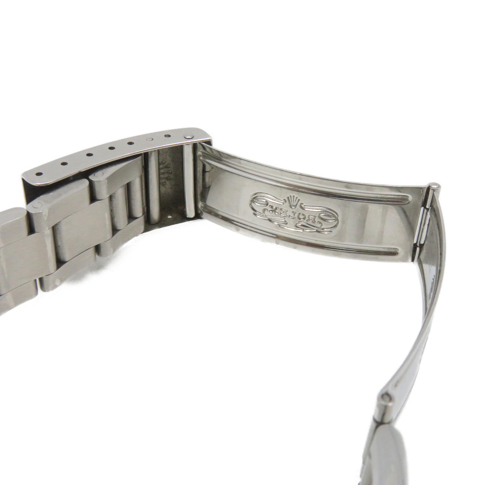 ROLEX Air king Stainless Steel Watch Watch Automatic Movement Watch Silver Blue/Silver