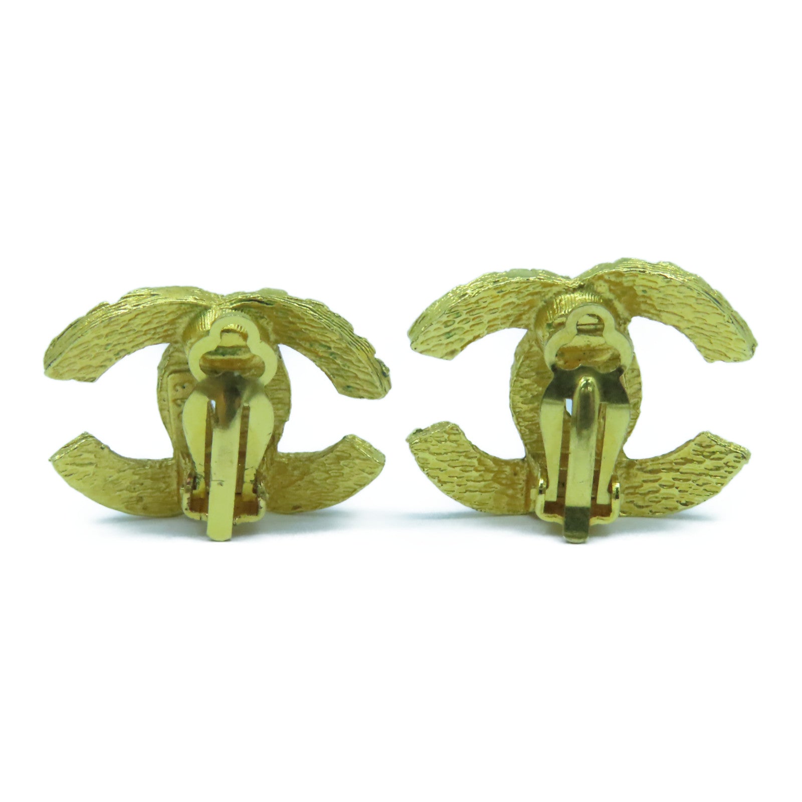 CHANEL 金屬Vintage Earrings耳環金色