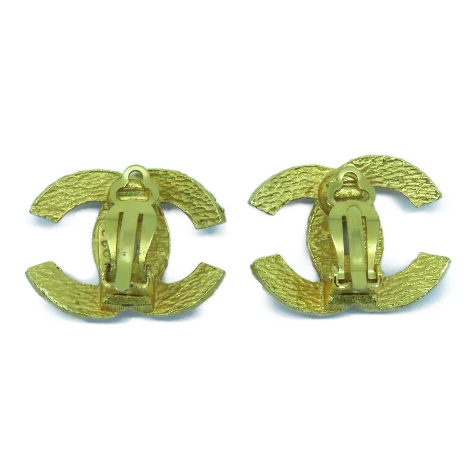 CHANEL 金屬Vintage Earrings耳環金色