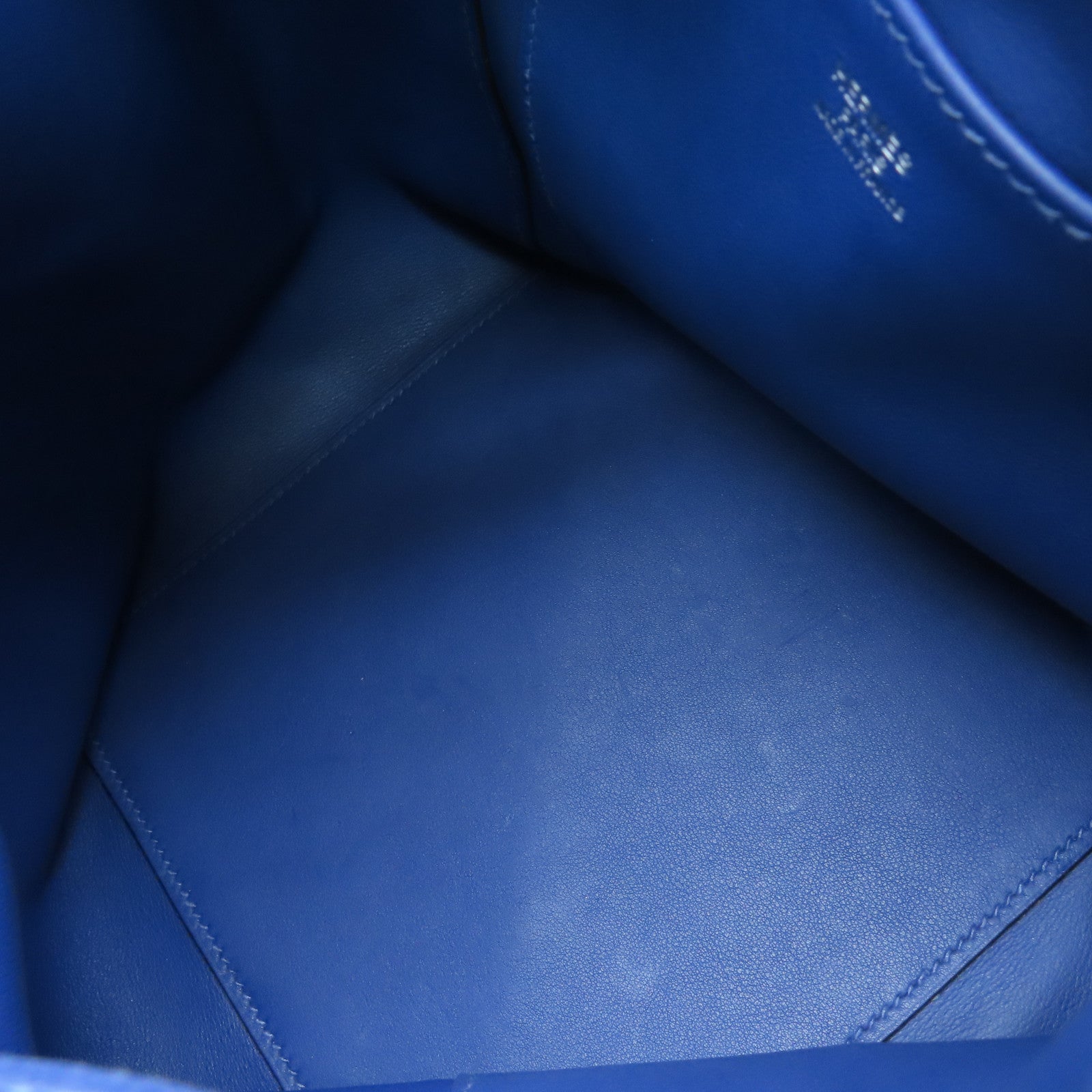 HERMES 【激减优惠】Evercolor皮革Licol 17肩背袋Bleu Brighton蓝色