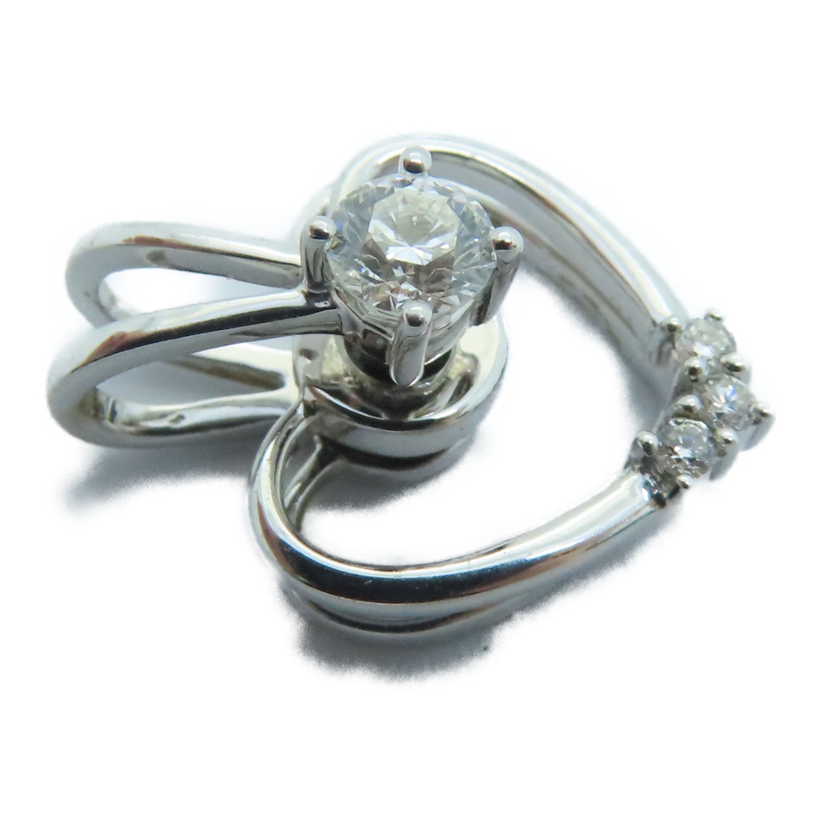 JEWELRY 18K白金Diamond Top0.25ct钻石吊坠