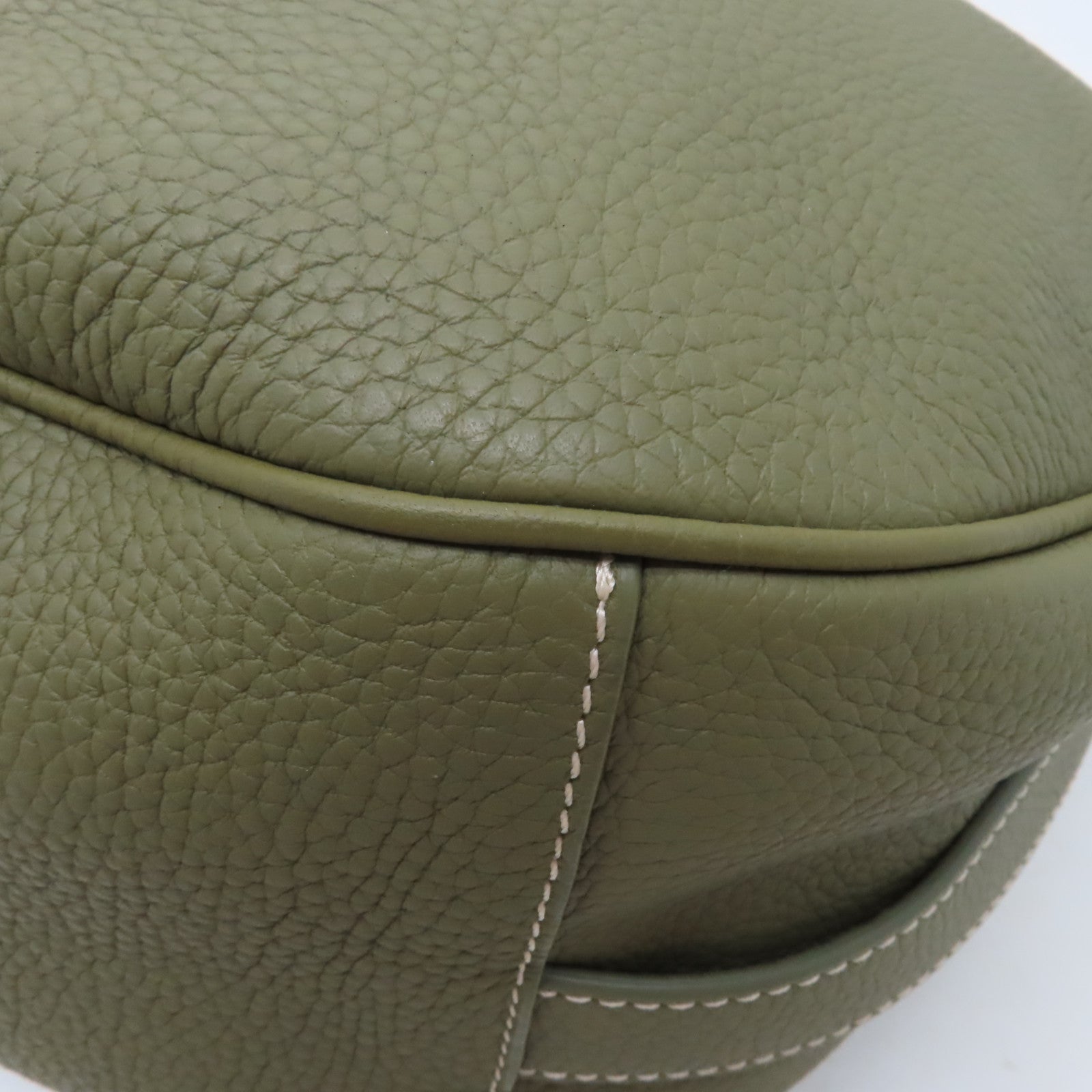 Dior 【激減優惠】牛皮皮革Shoulder Bag銀扣肩背袋綠色