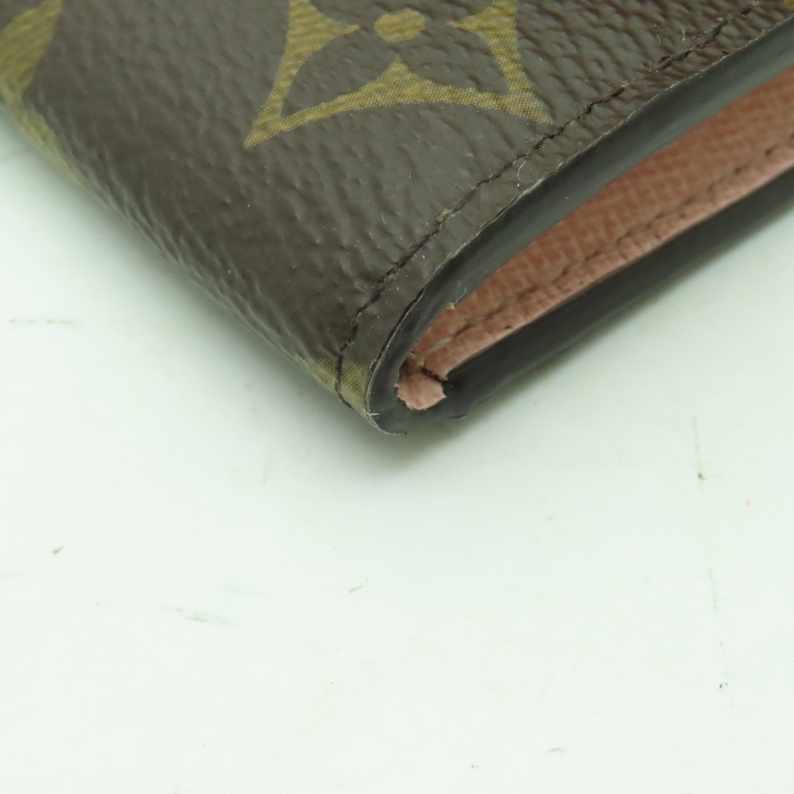 LOUIS VUITTON Monogram Emilie Wallet金扣長錢包棕色