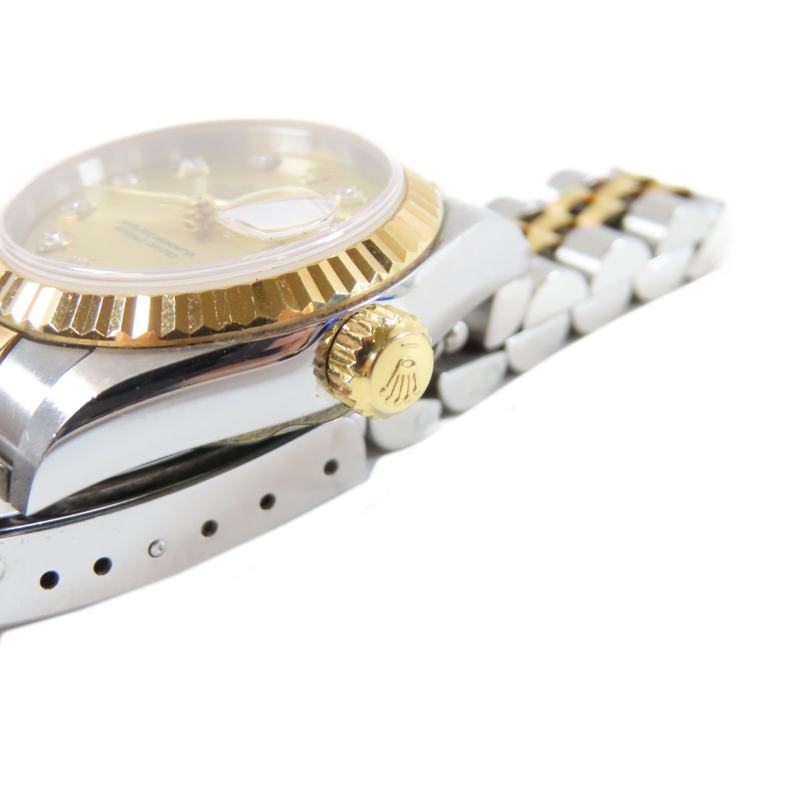 ROLEX 18K黃金/18K白金/不鏽鋼Datejust手錶#15.75cm