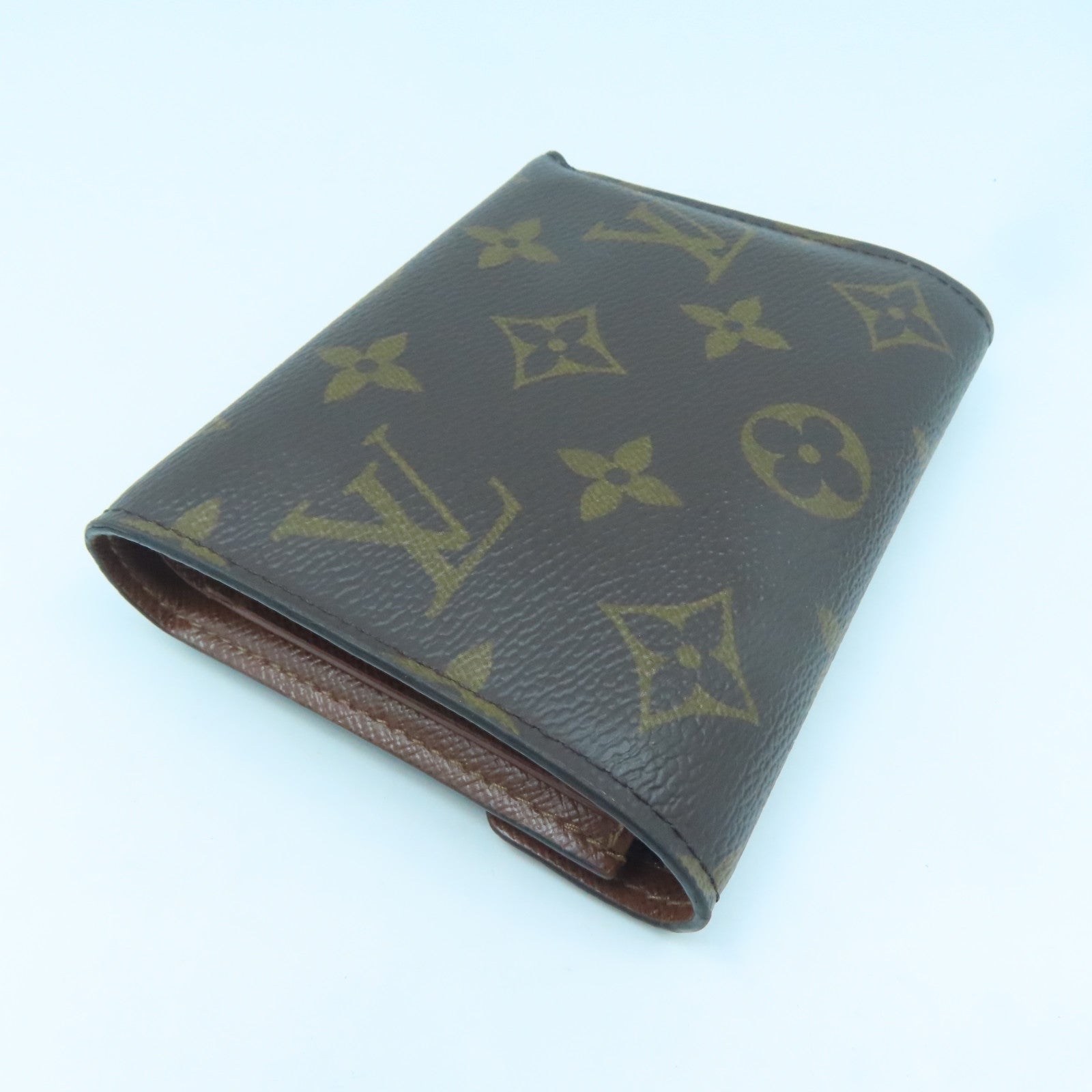 LOUIS VUITTON Monogram Victorine金扣錢包啡色