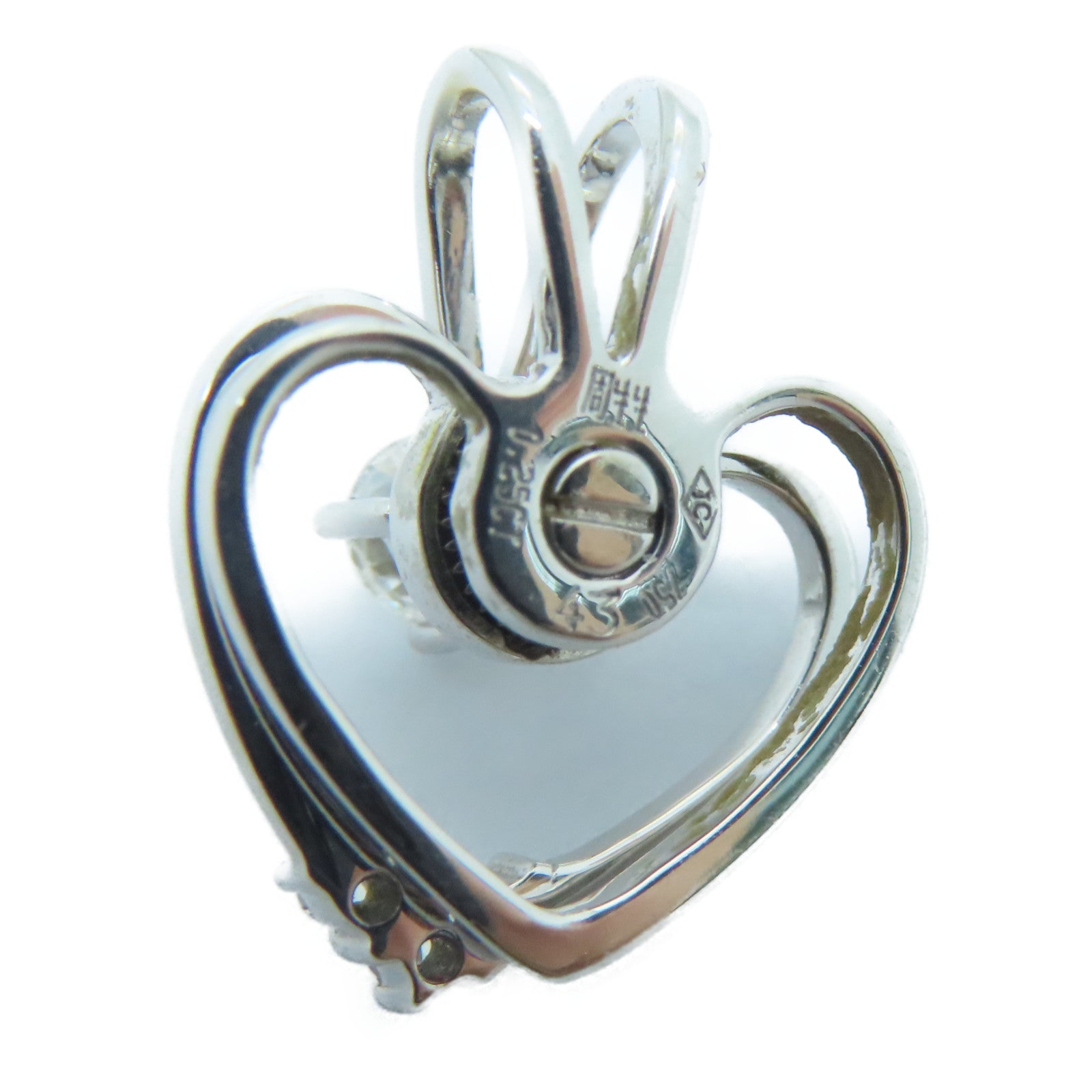 JEWELRY 18K白金Diamond Top0.25ct钻石吊坠