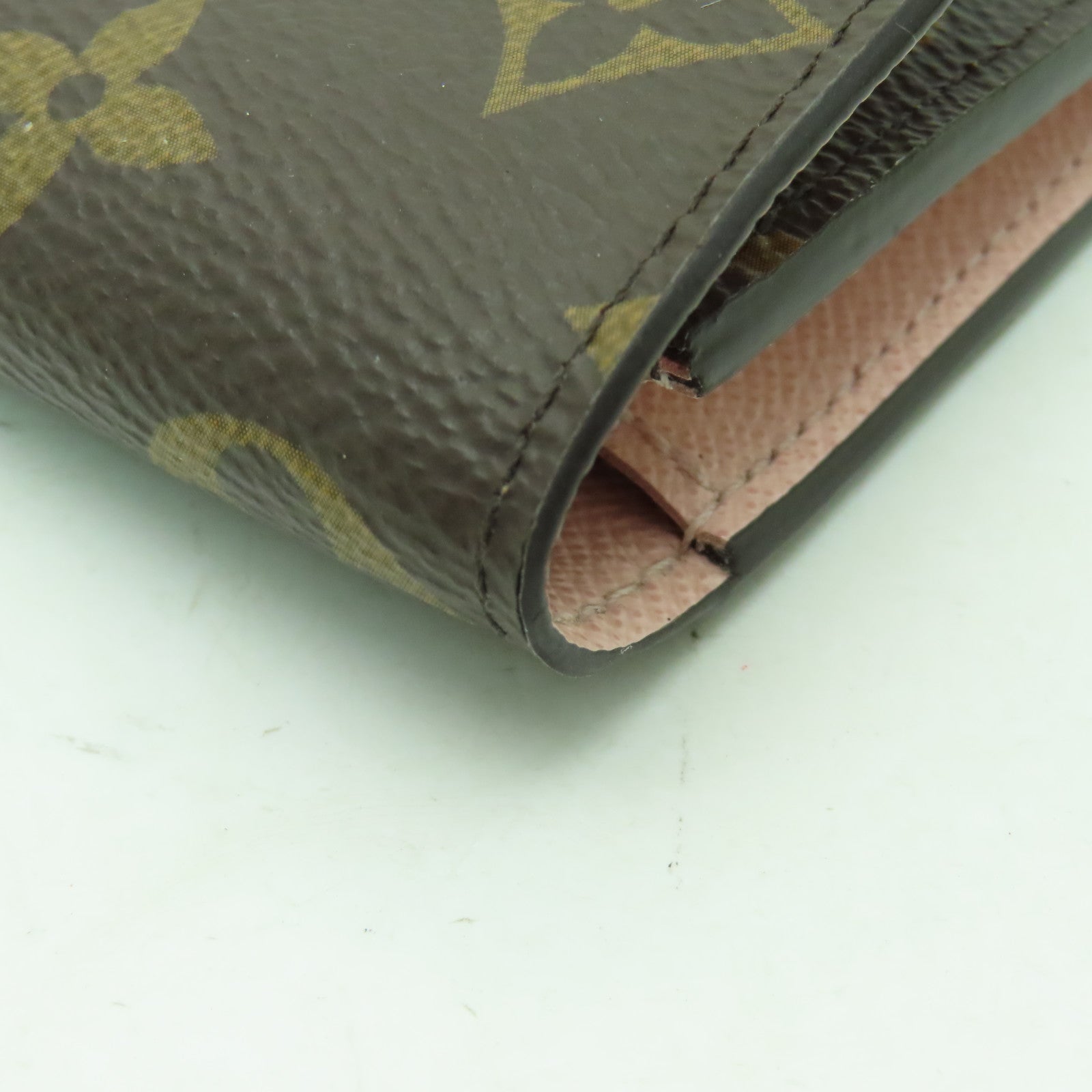 LOUIS VUITTON Monogram Emilie Wallet金扣長錢包棕色