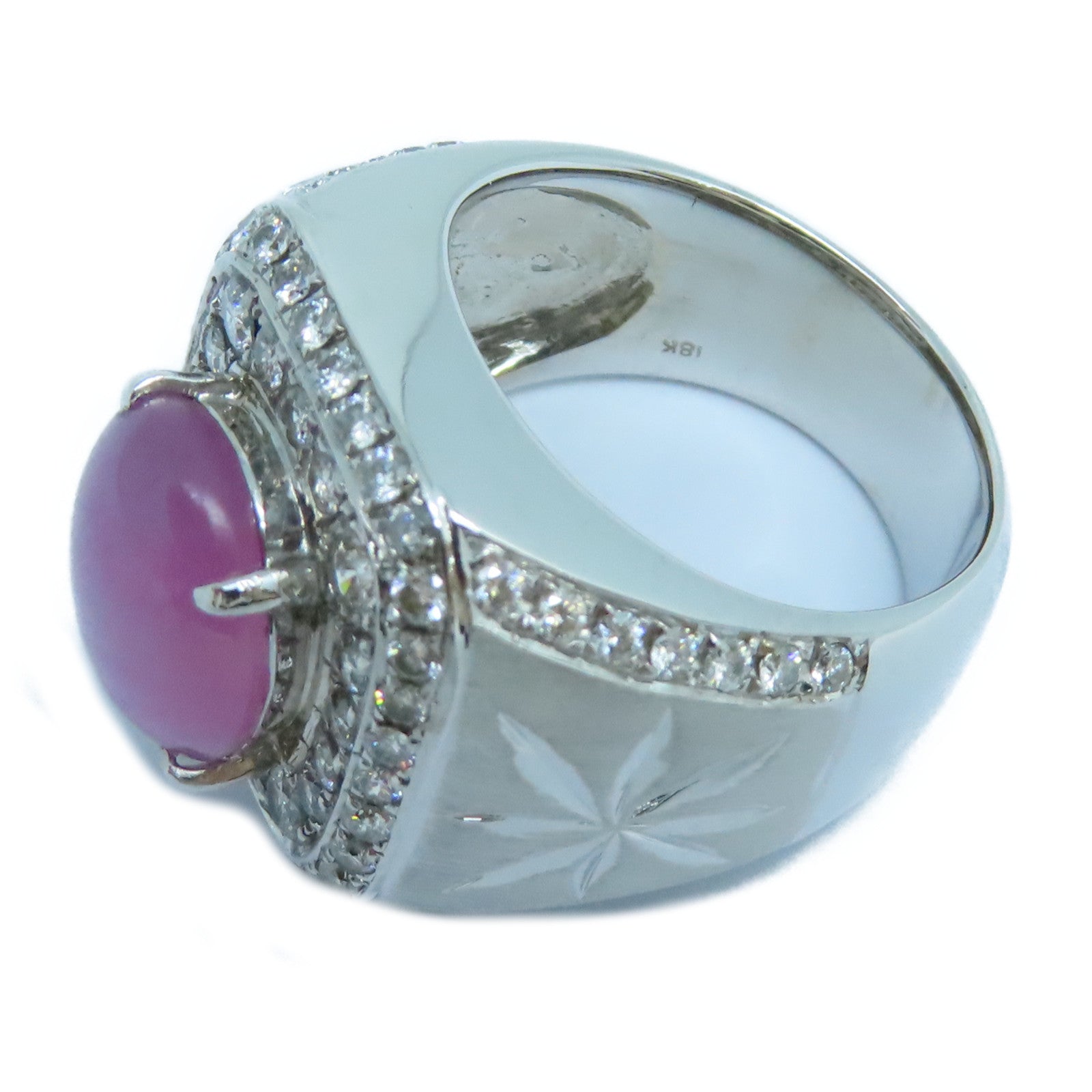 JEWELRY 【激減優惠】18K金紅寶石Ruby Ring戒指US#9.25