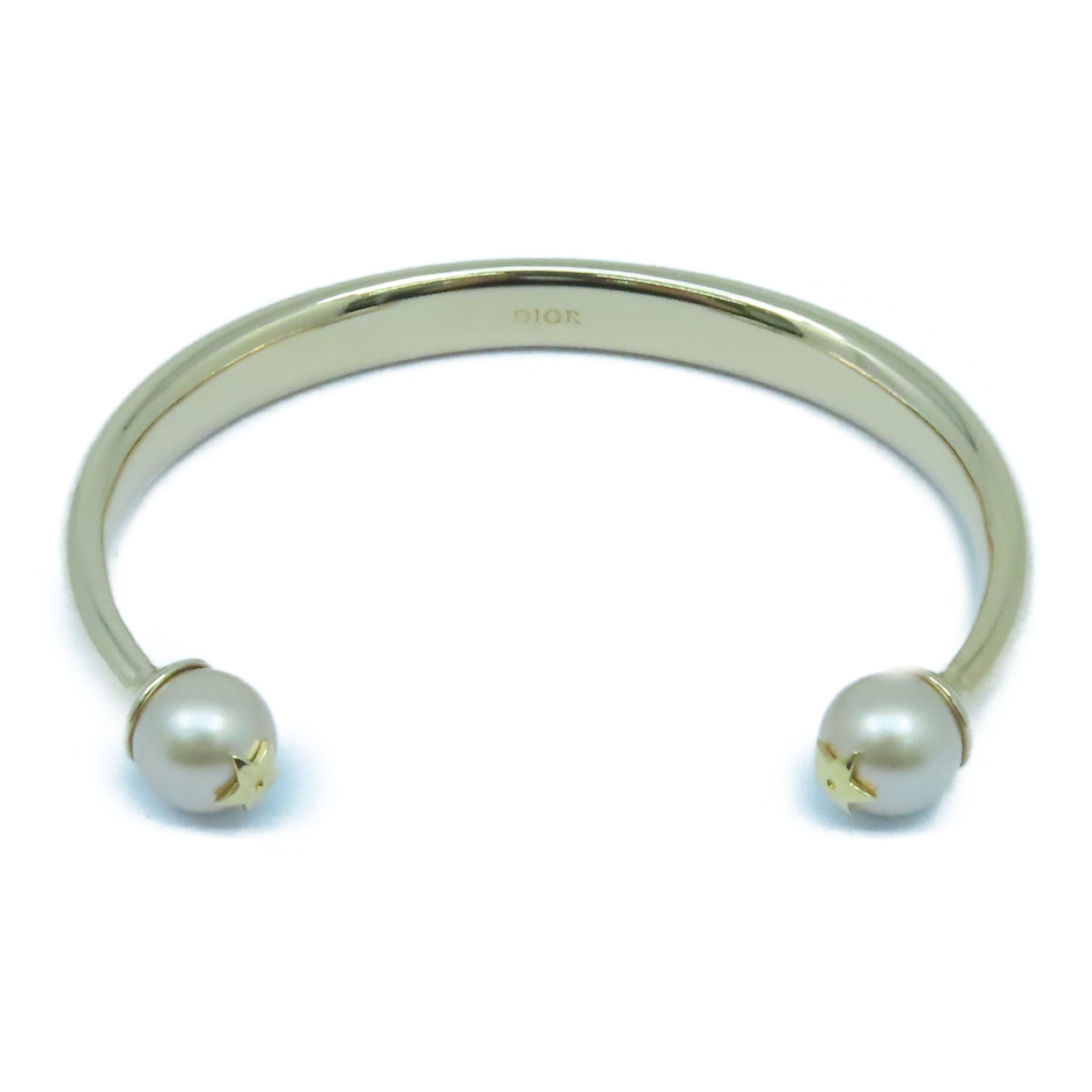 Dior 金屬Bangle手鐲金色/粉紅色