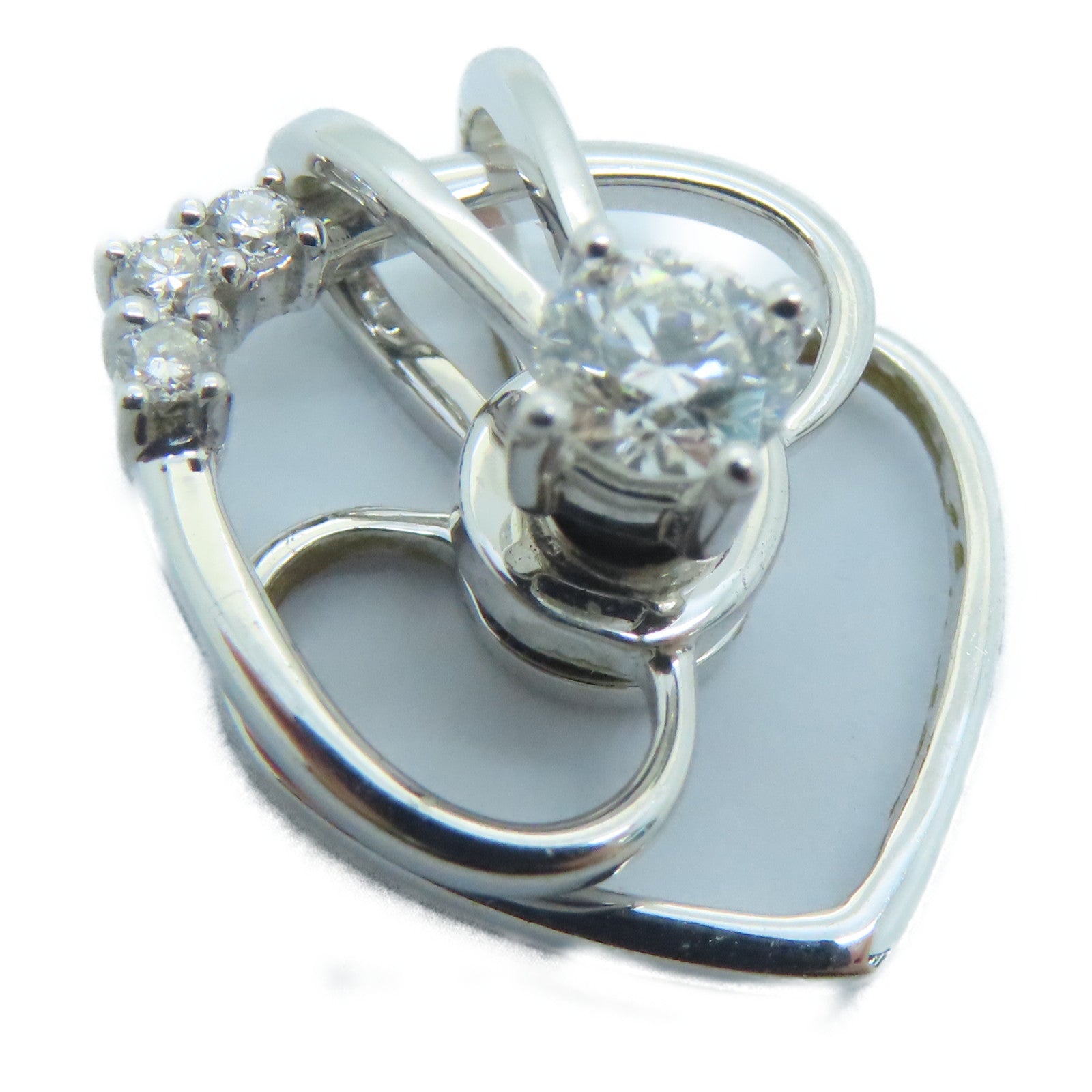 JEWELRY 18K白金Diamond Top0.25ct钻石吊坠