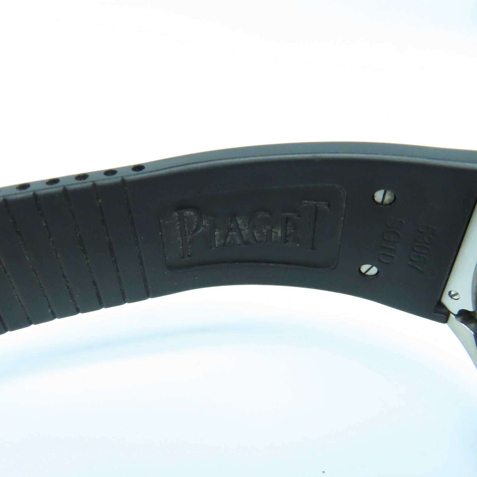 PIAGET Polo FortyFive 45mm Stainless Steel Watch Automatic Movement Black/Red