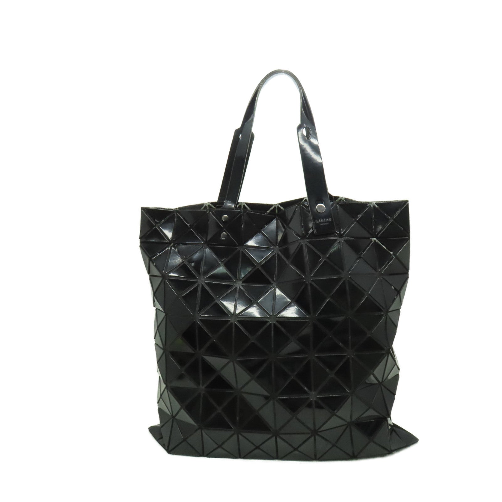 ISSEY MIYAKE 【激減優惠】PVC Bao Bao銀扣手挽袋黑色