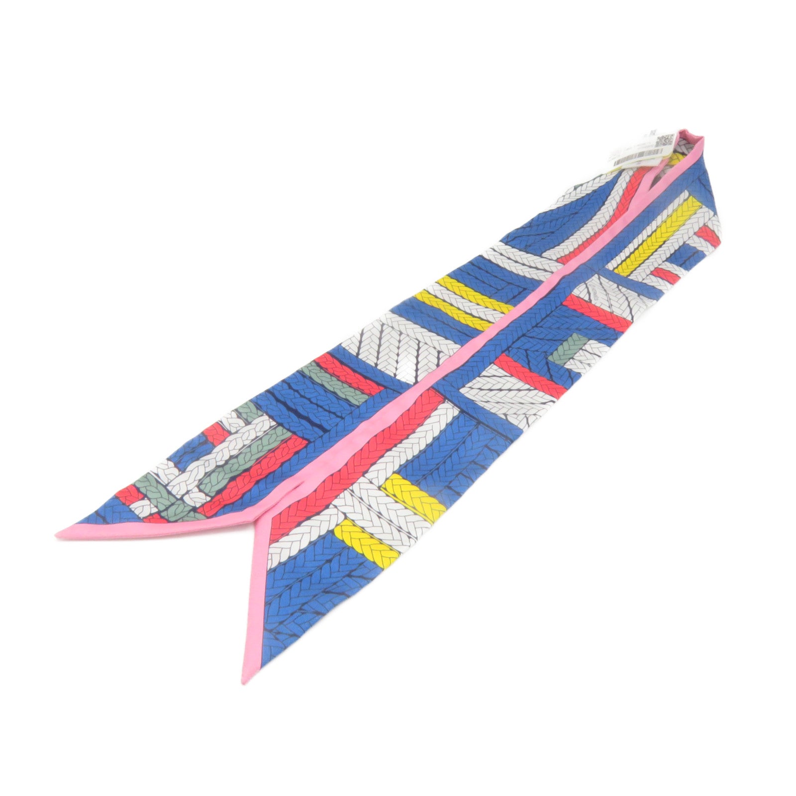 HERMES 絲質Twilly Scarf絲巾彩色