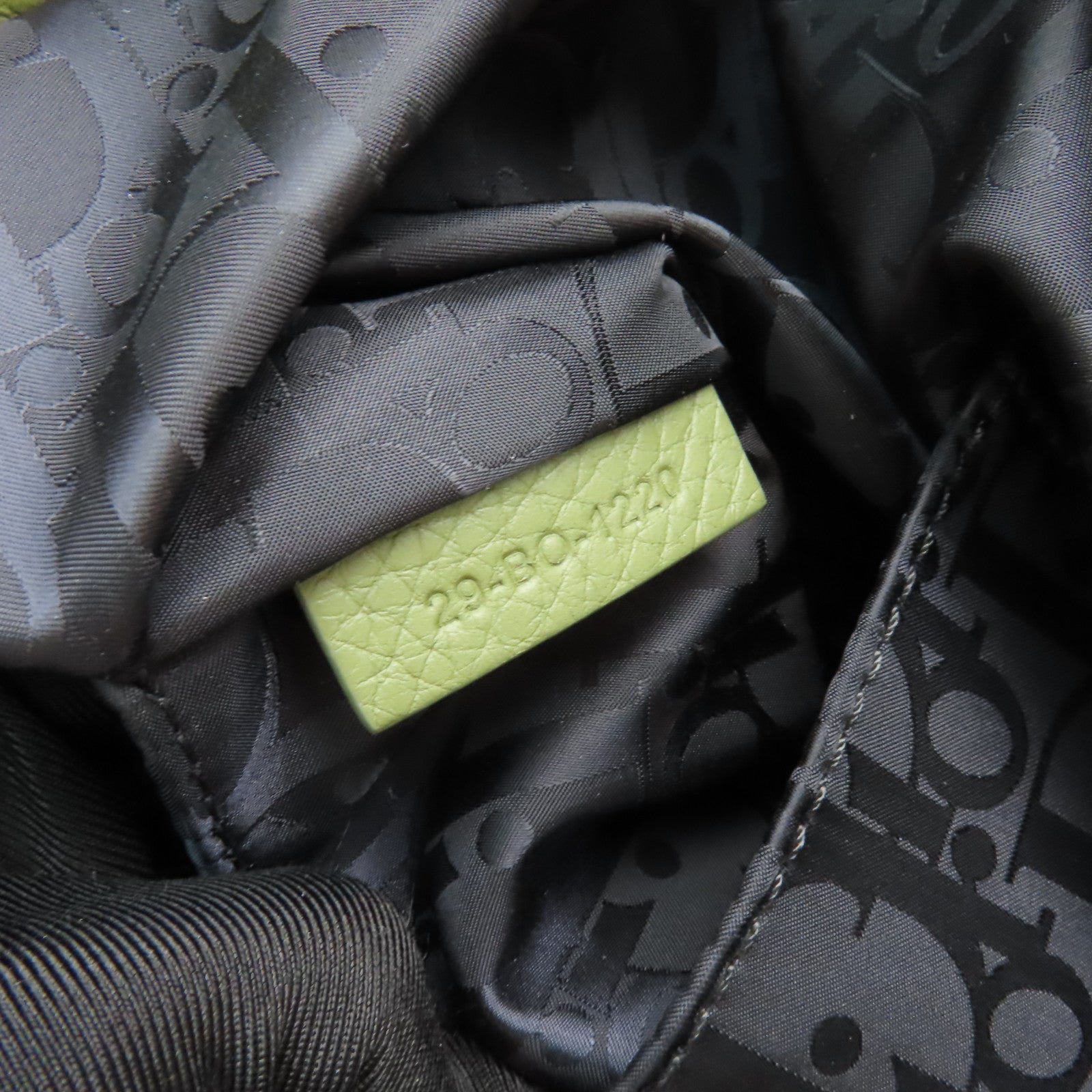 Dior 【激減優惠】牛皮皮革Shoulder Bag銀扣肩背袋綠色
