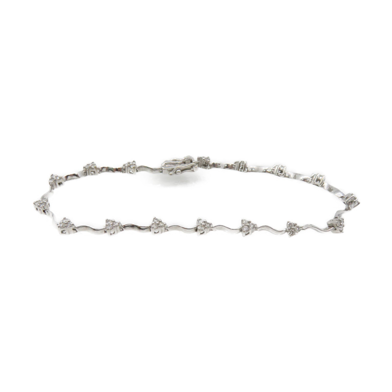 JEWELRY 18K White Gold/0.53ct Diamond Diamond Bracelet Bracelet