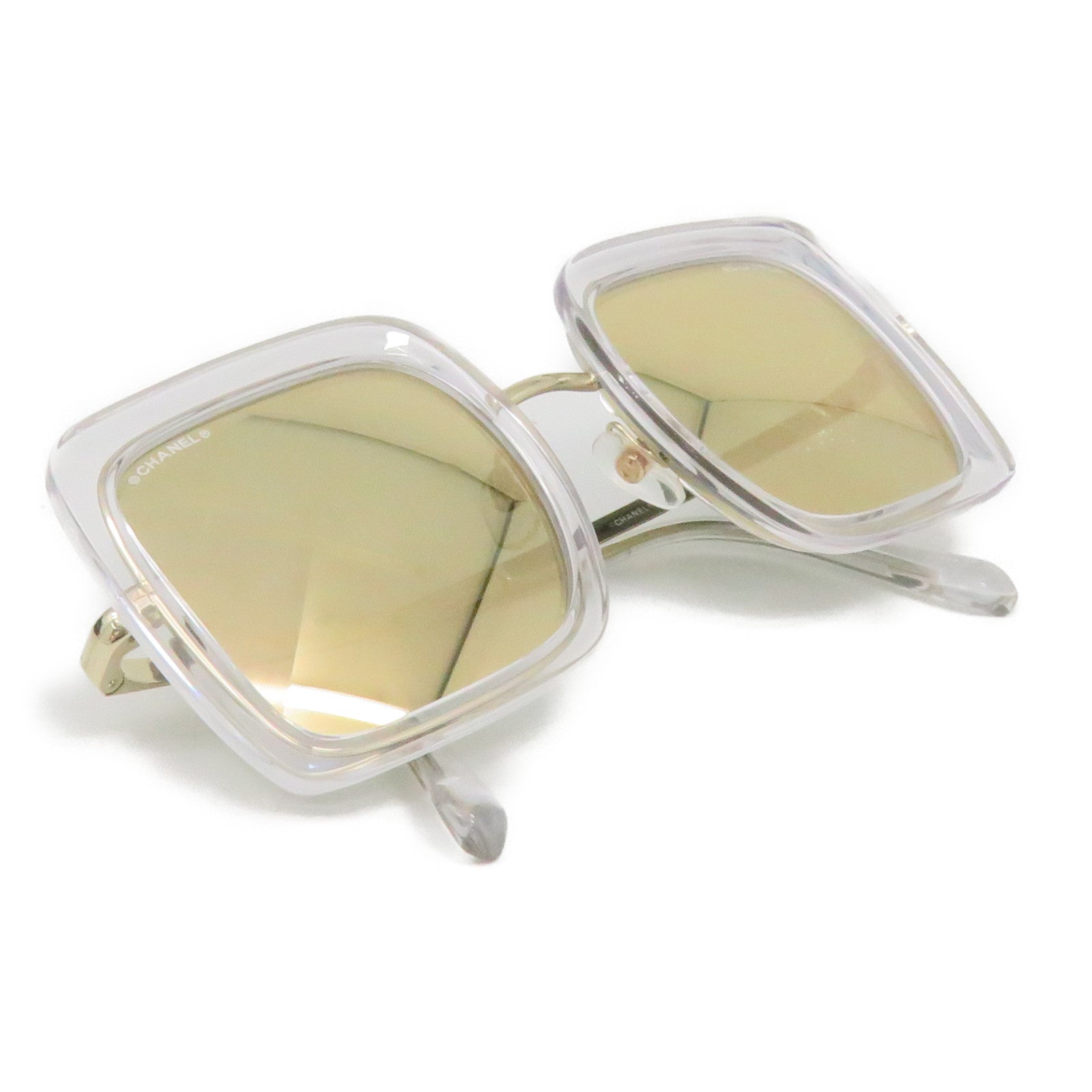 CHANEL 【激減優惠】PVC Sunglasses太陽眼鏡金色