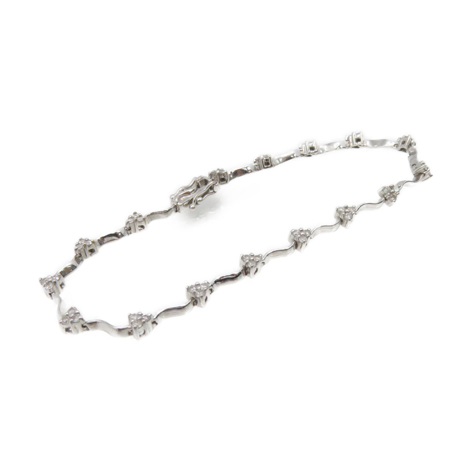 JEWELRY 18K White Gold/0.53ct Diamond Diamond Bracelet Bracelet