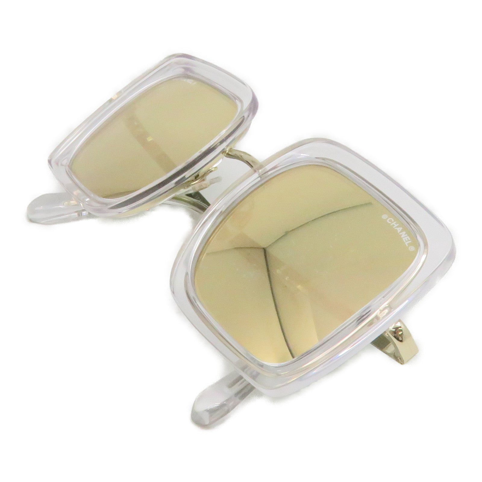 CHANEL 【激減優惠】PVC Sunglasses太陽眼鏡金色