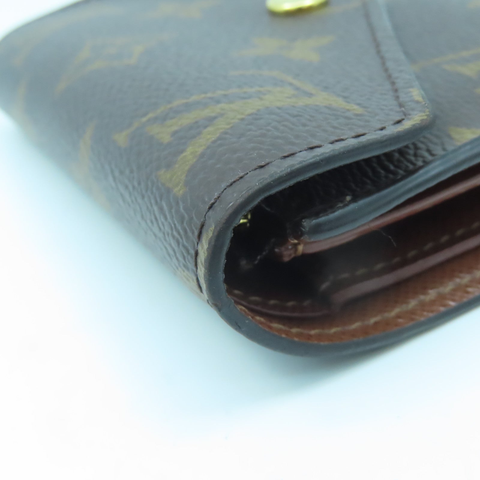 LOUIS VUITTON Monogram Victorine金扣錢包啡色