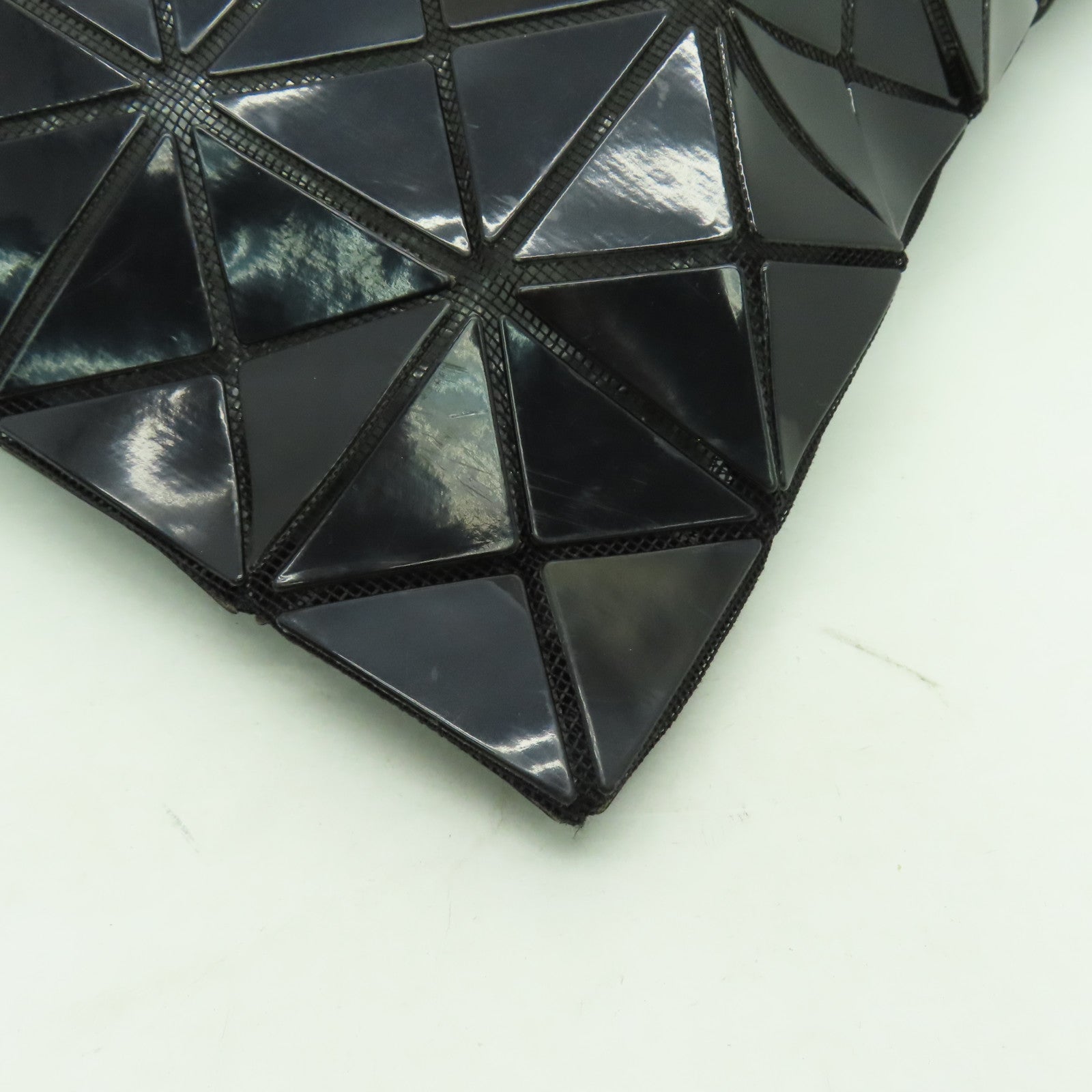 ISSEY MIYAKE 【激減優惠】PVC Bao Bao銀扣手挽袋黑色