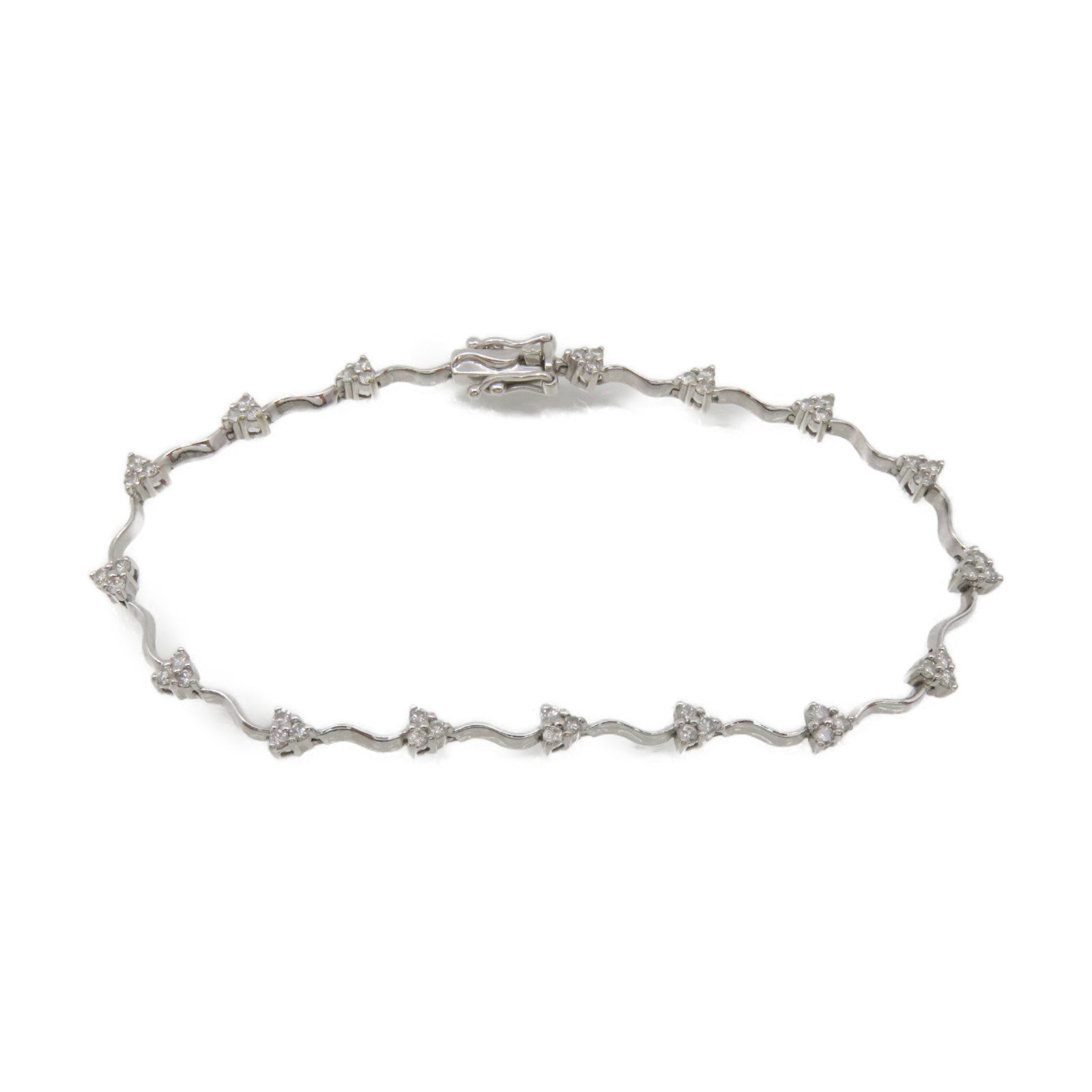 JEWELRY 18K White Gold/0.53ct Diamond Diamond Bracelet Bracelet