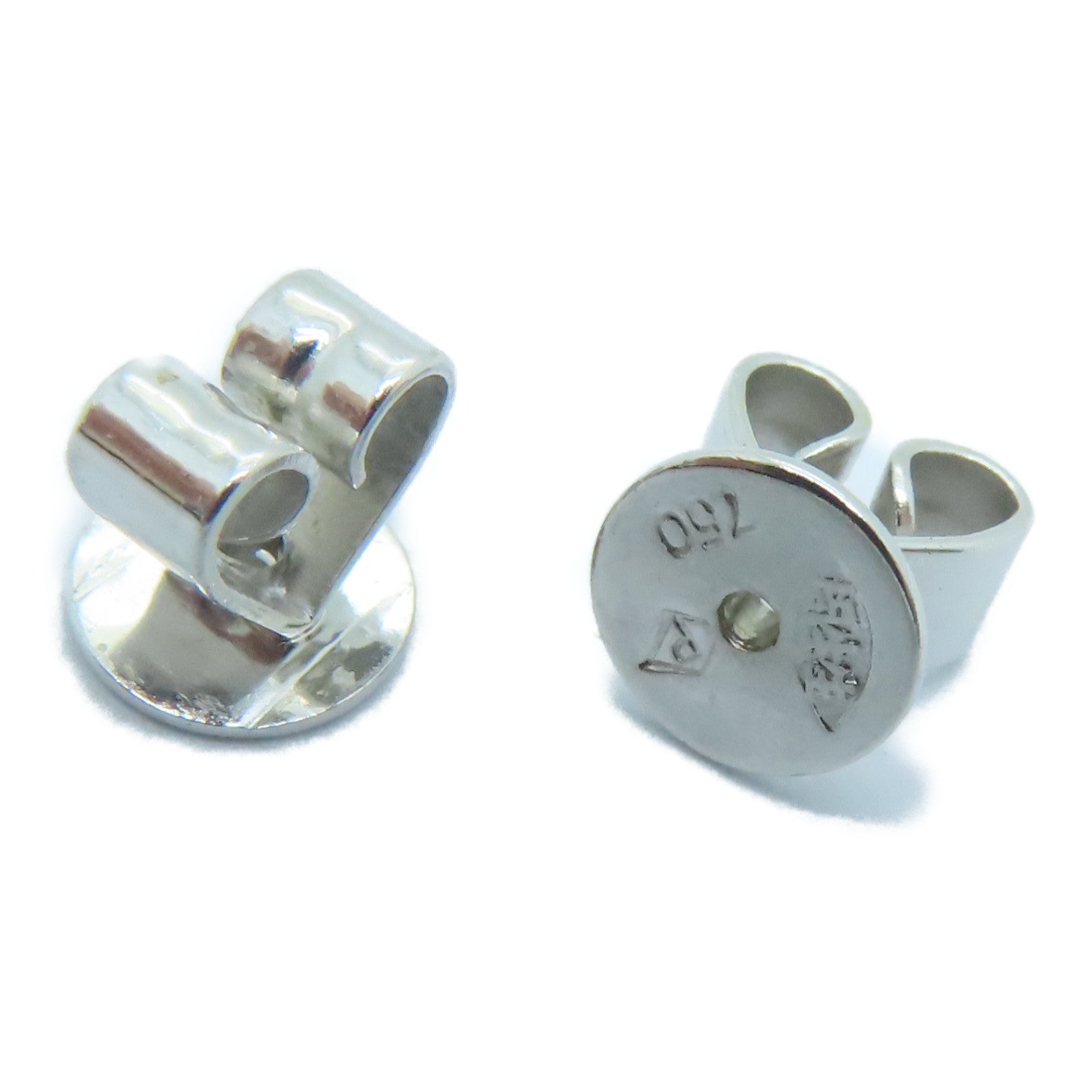 JEWELRY 18K White Gold Earrings Sapphire Earrings