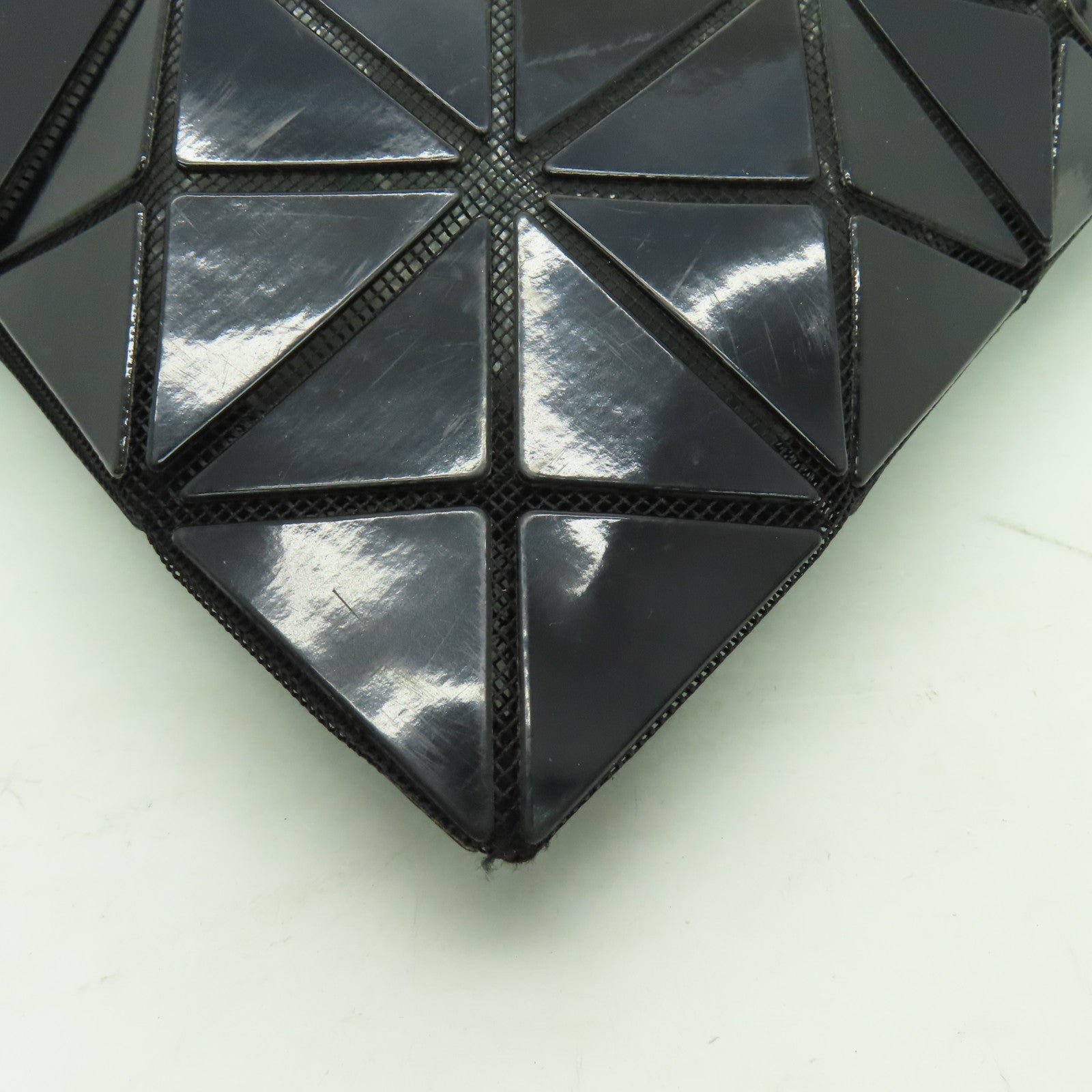 ISSEY MIYAKE 【激減優惠】PVC Bao Bao銀扣手挽袋黑色