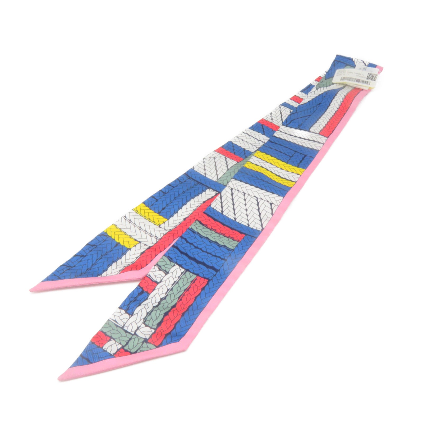 HERMES 絲質Twilly Scarf絲巾彩色