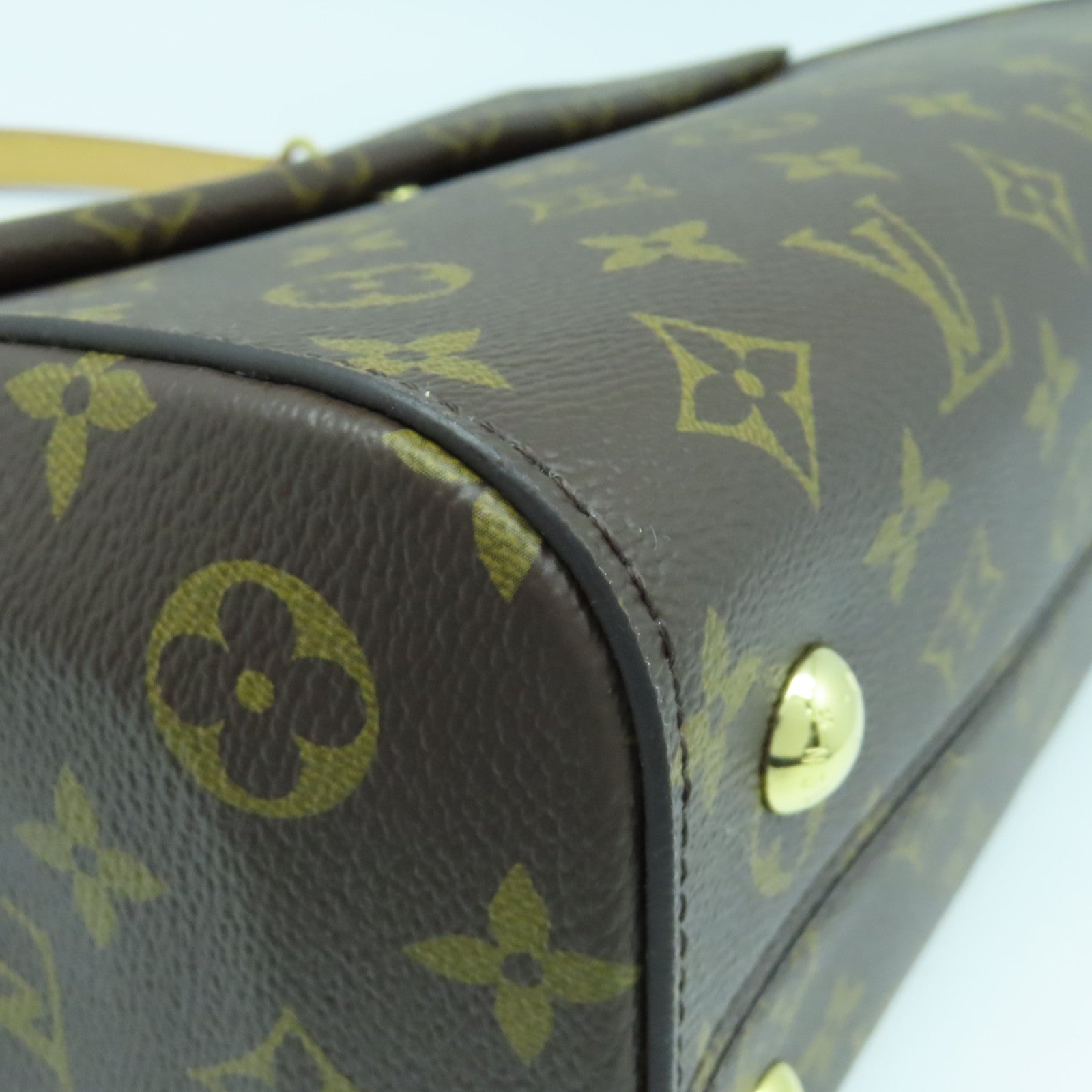 LOUIS VUITTON Monogram Cluny MM金扣手挽肩背兩用袋啡色
